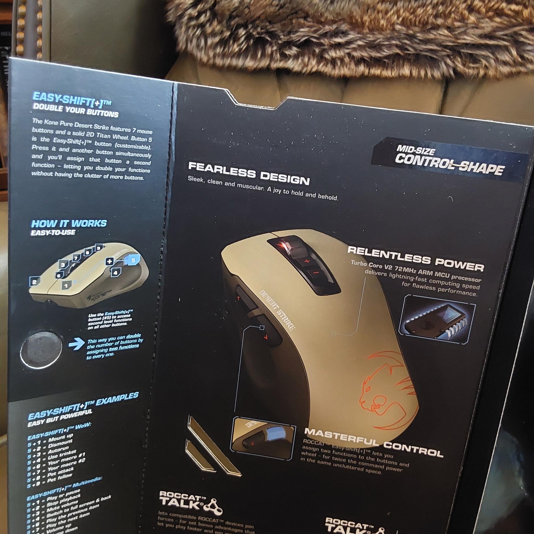 ROCCAT KONE Pure Military Edition Core Performance, USB Wired Optical Gaming Mouse - Desert Strike