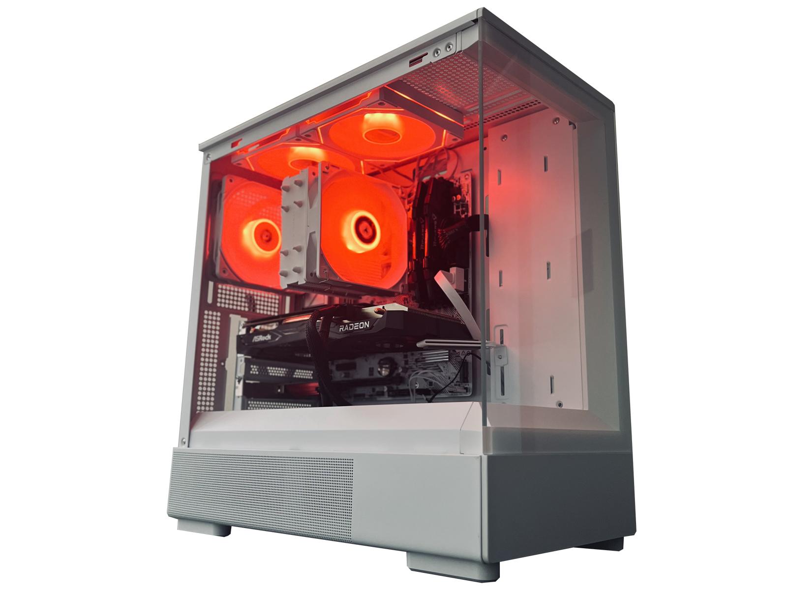 ALL WHITE ESPORTS BUILD - RX7600 - 5600x - 32GB RAM - 1TB SSD