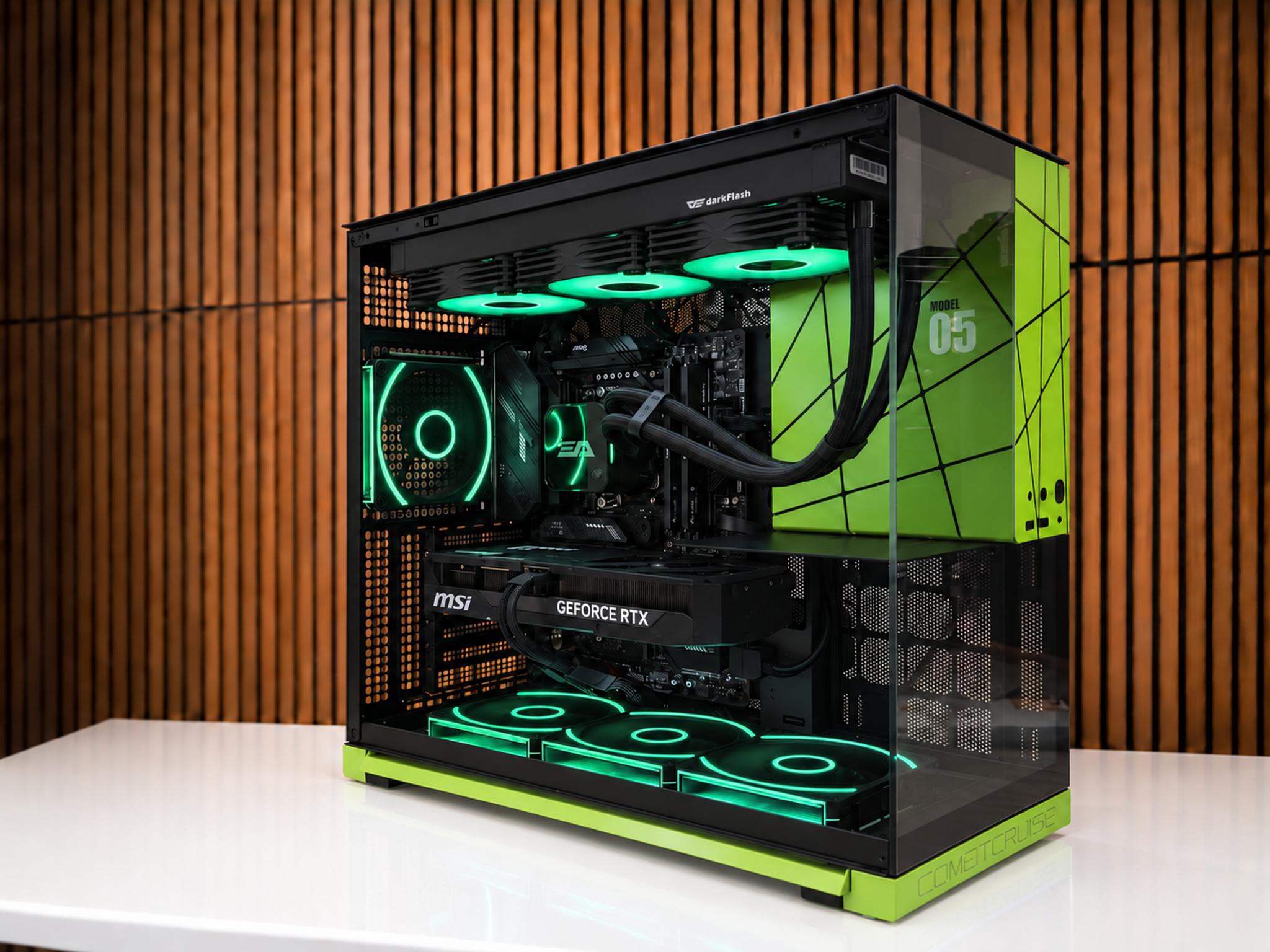 THE HULK 💚| RTX 5070 | Ryzen 9 7950X3D | 32GB DDR5 | 1TB NVME | GOLD PSU | Windows 11 | WIFI