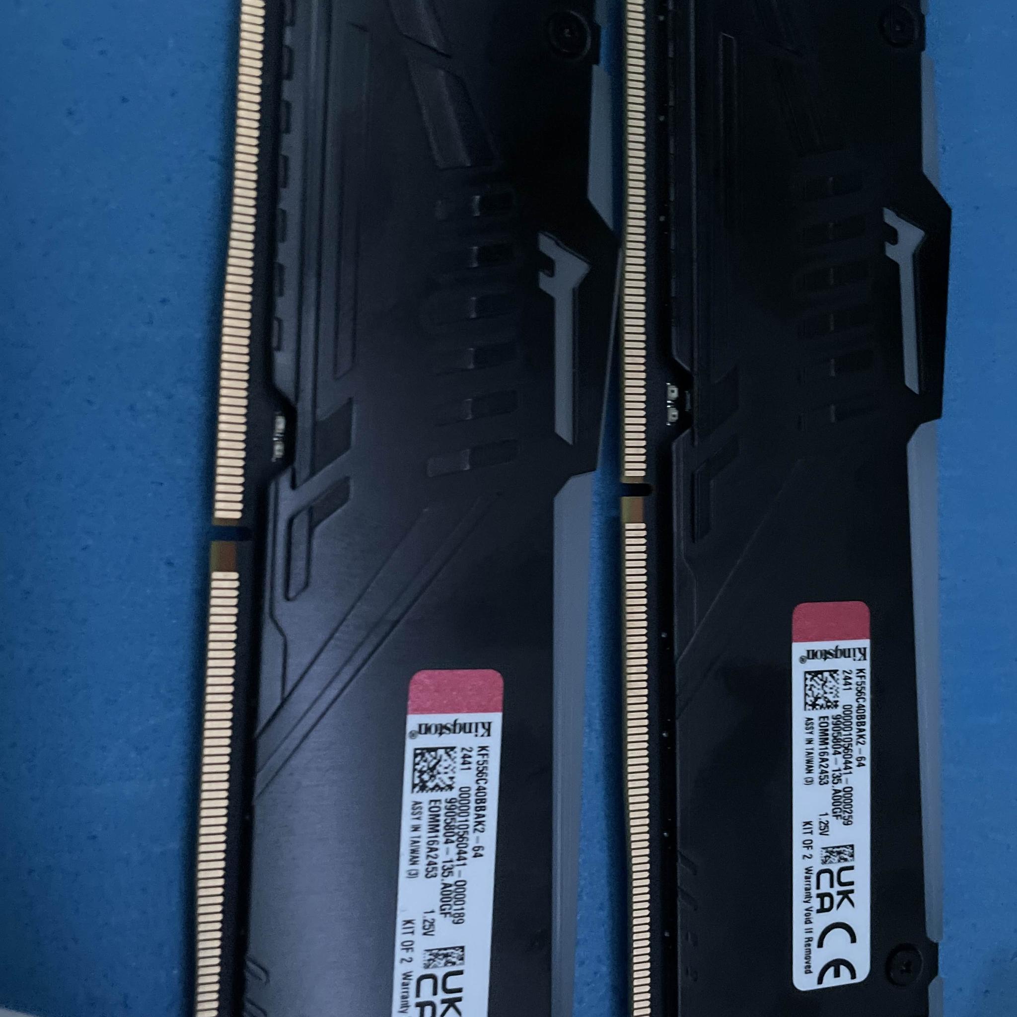 64 Gigs of ddr5 Kingston ram