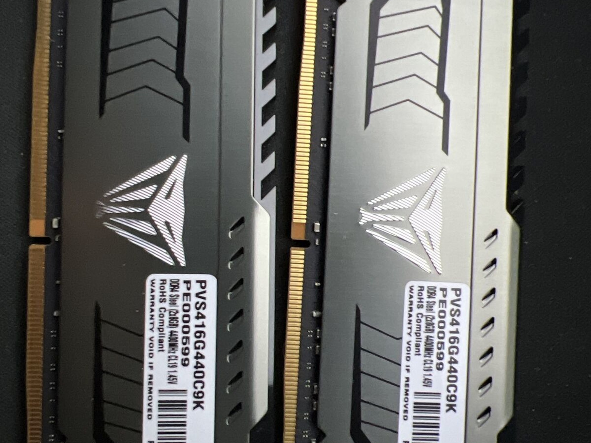16GB (2 x 8GB) Patriot Viper Steel RAM - DDR4 4400Mhz Capable
