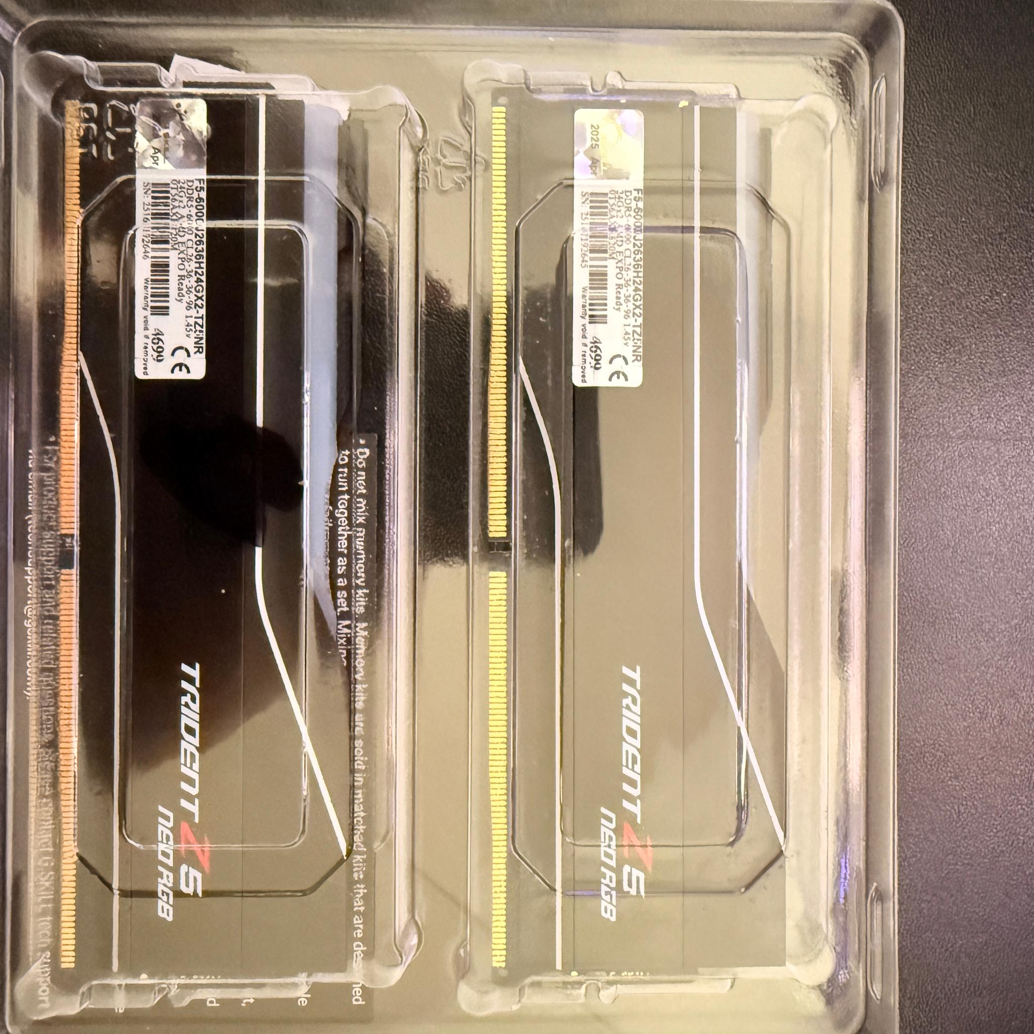 G.Skill Trident Z5 neo RGB DDR5-6000 CL26 24Gbx2