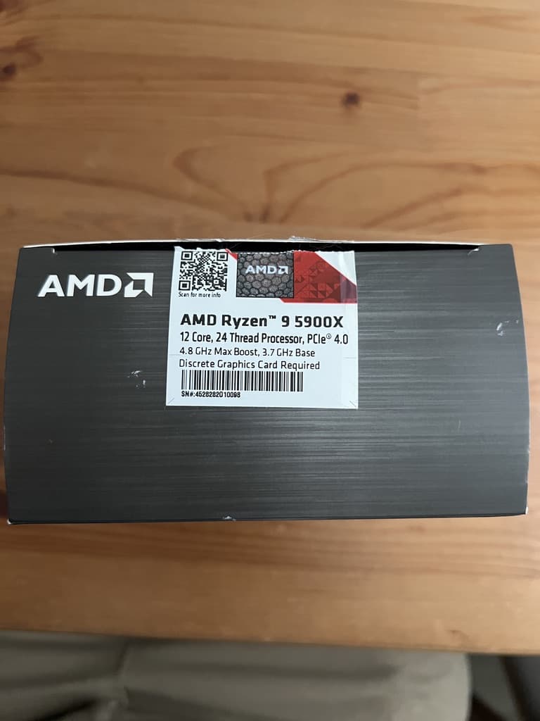 Used AMD Ryzen 9 5900x