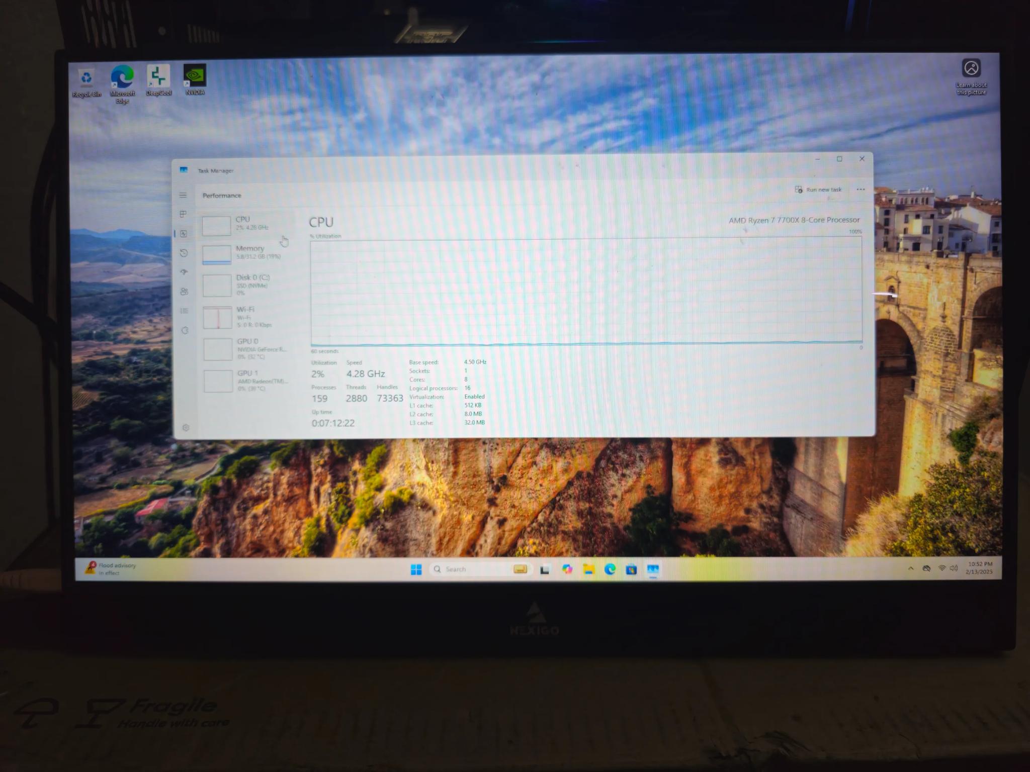 Ryzen 7 7700x | Asus ROG 4070 | 32gb DDR5 | 2TB SSD | 750w PSU