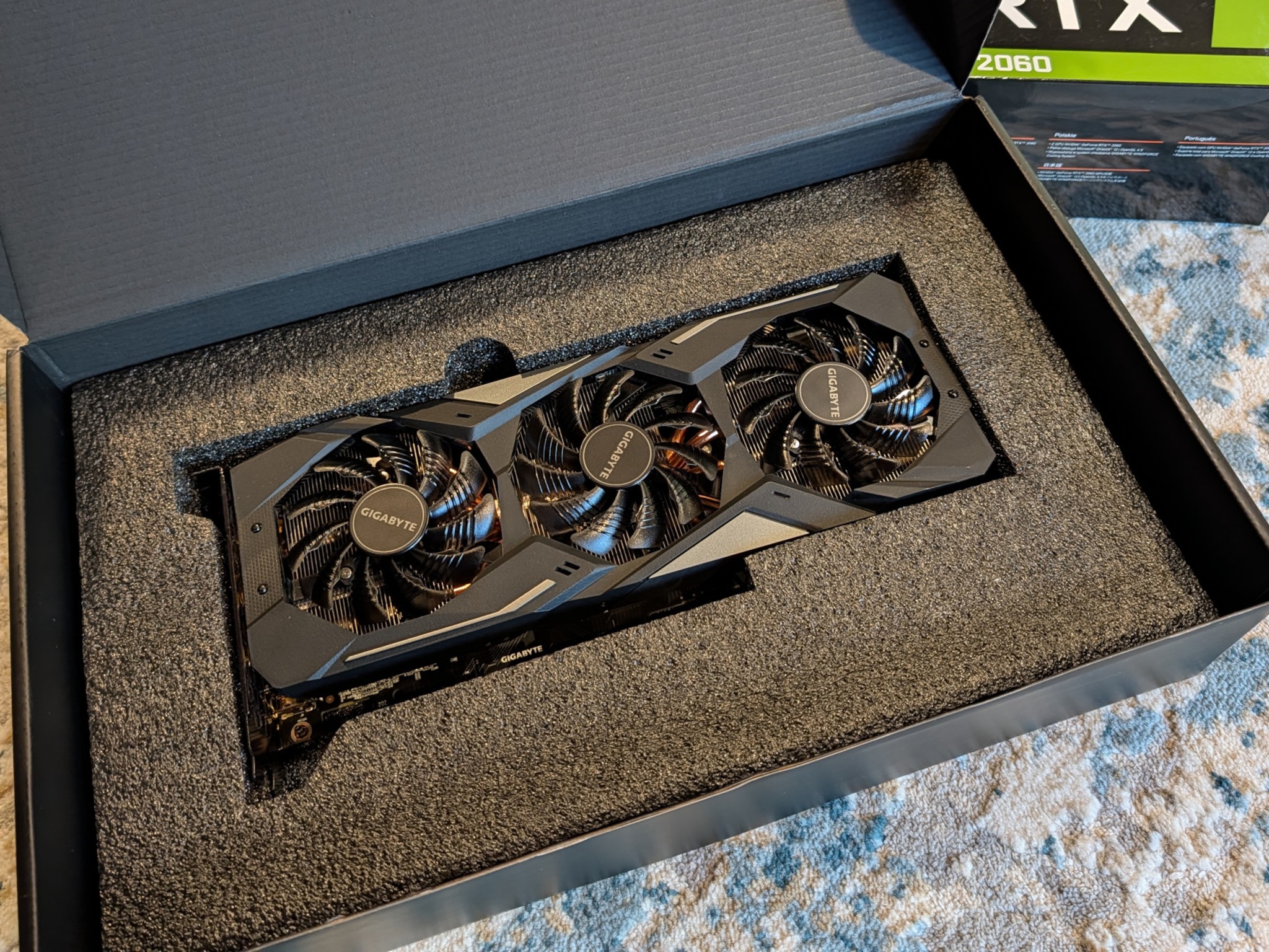 Gigabyte GeForce RTX 2060 Gaming OC Pro 6G – lightly used, great shape