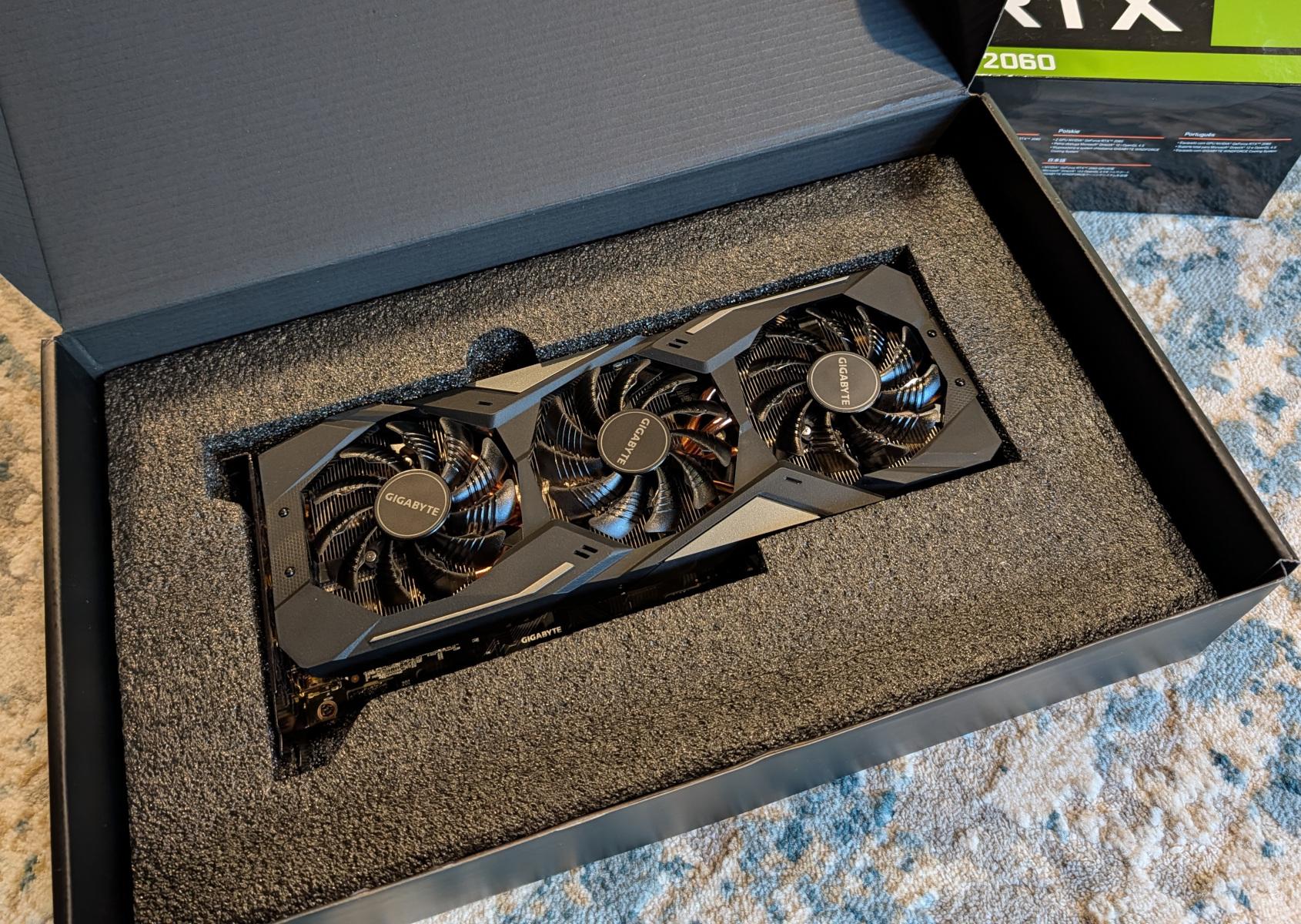 Gigabyte GeForce RTX 2060 Gaming OC Pro 6G – lightly used, great shape