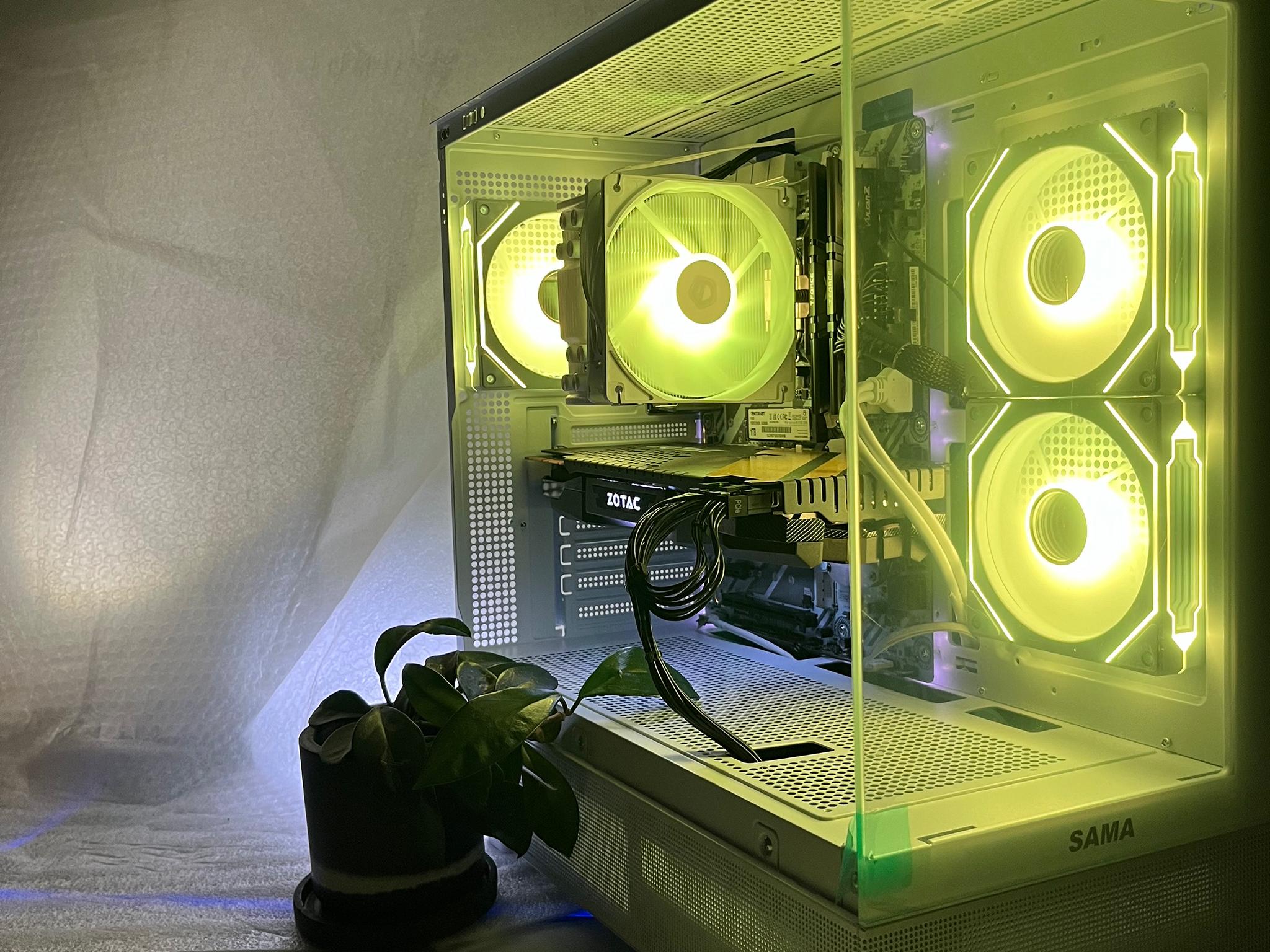 ❄️CUSTOM WHITE GAMING PC 🧊GTX 1070❄️i3 6100t🧊
