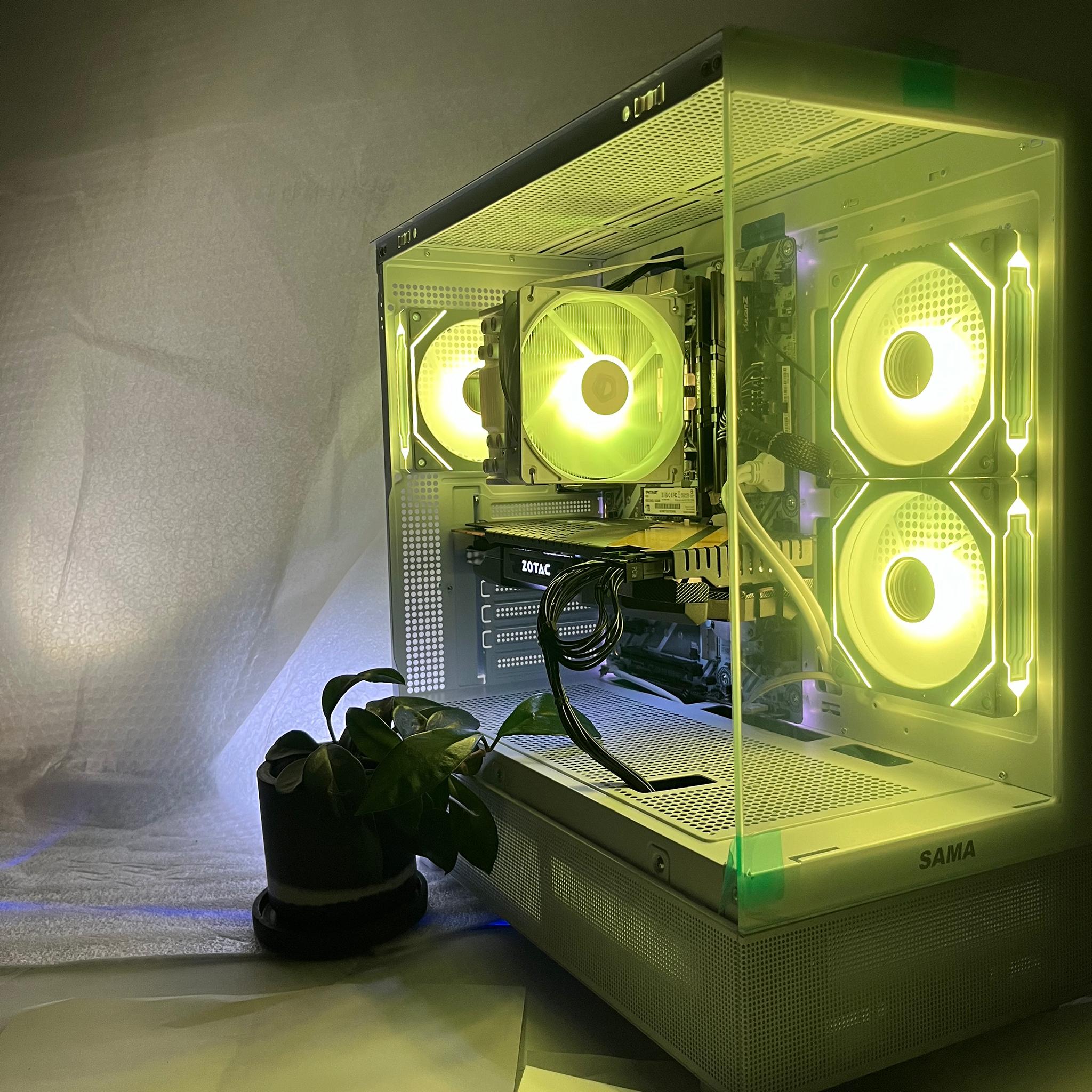❄️CUSTOM WHITE GAMING PC 🧊GTX 1070❄️i3 6100t🧊