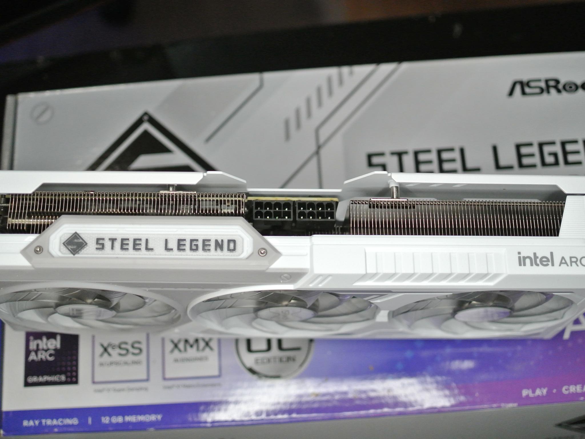 ASRock Steel Legend Intel Arc B580 12GB GDDR6 Graphics Card GPU