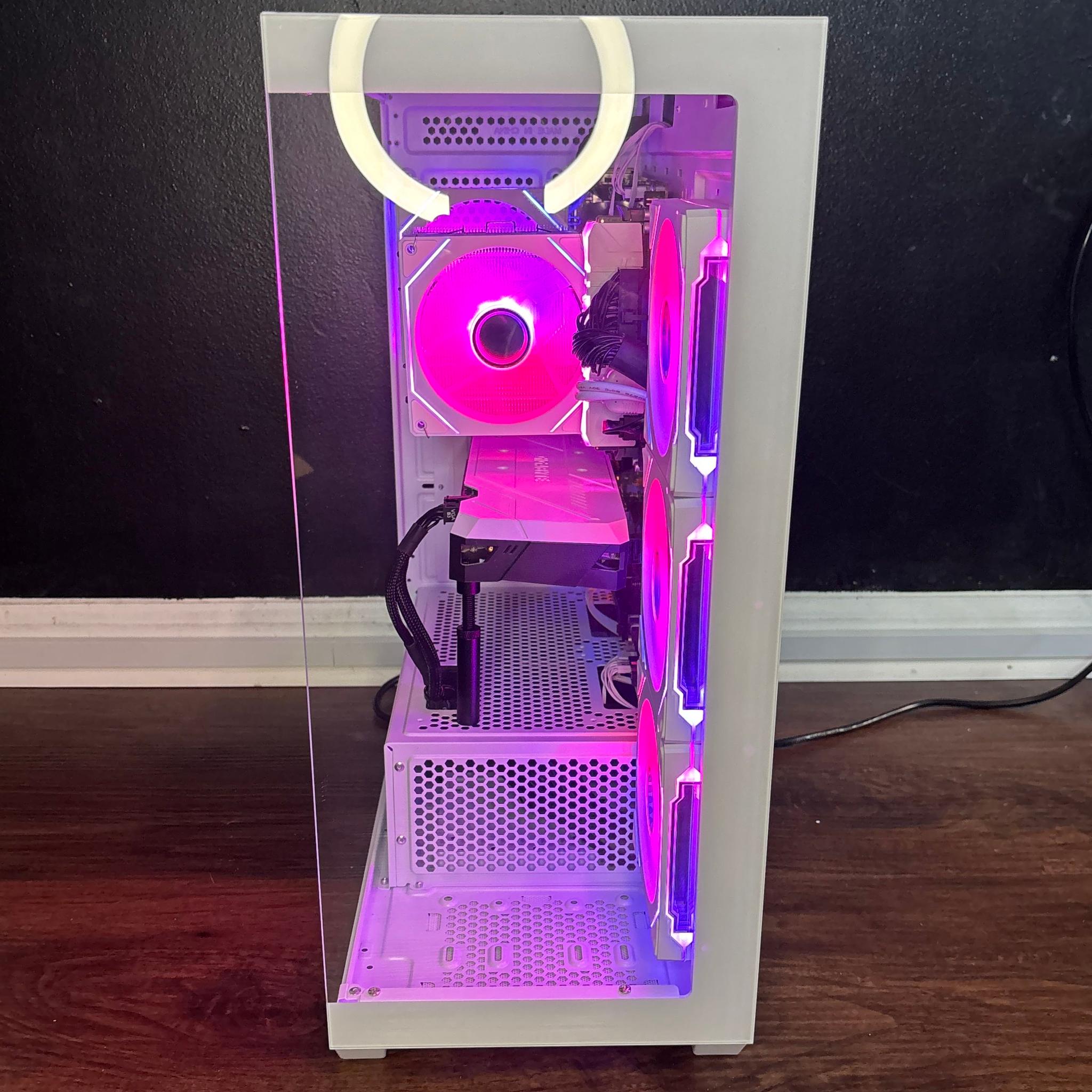 White Gaming PC (GTX 1660 Super 6GB + Intel Core I5-8500 + 16GB DDR4 + SSD)