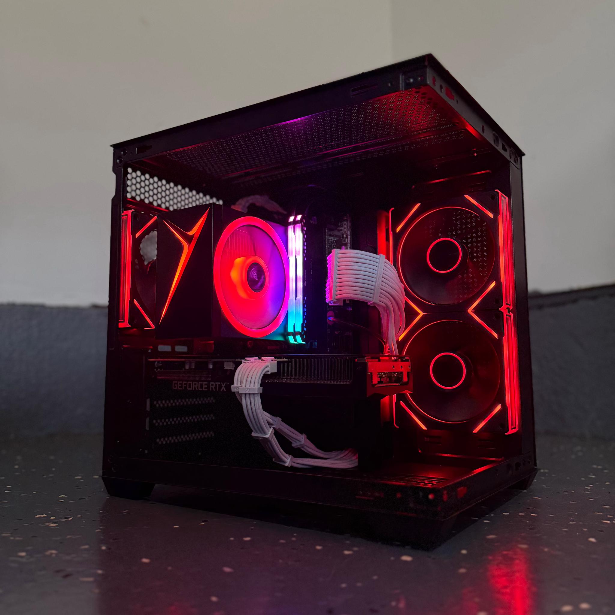 ⚫️"Shadow Vector "⚫️| 1440p Gaming | Intel i7 10700 | RTX 3070 | 32B DDR4 Ram | 1TB Storage