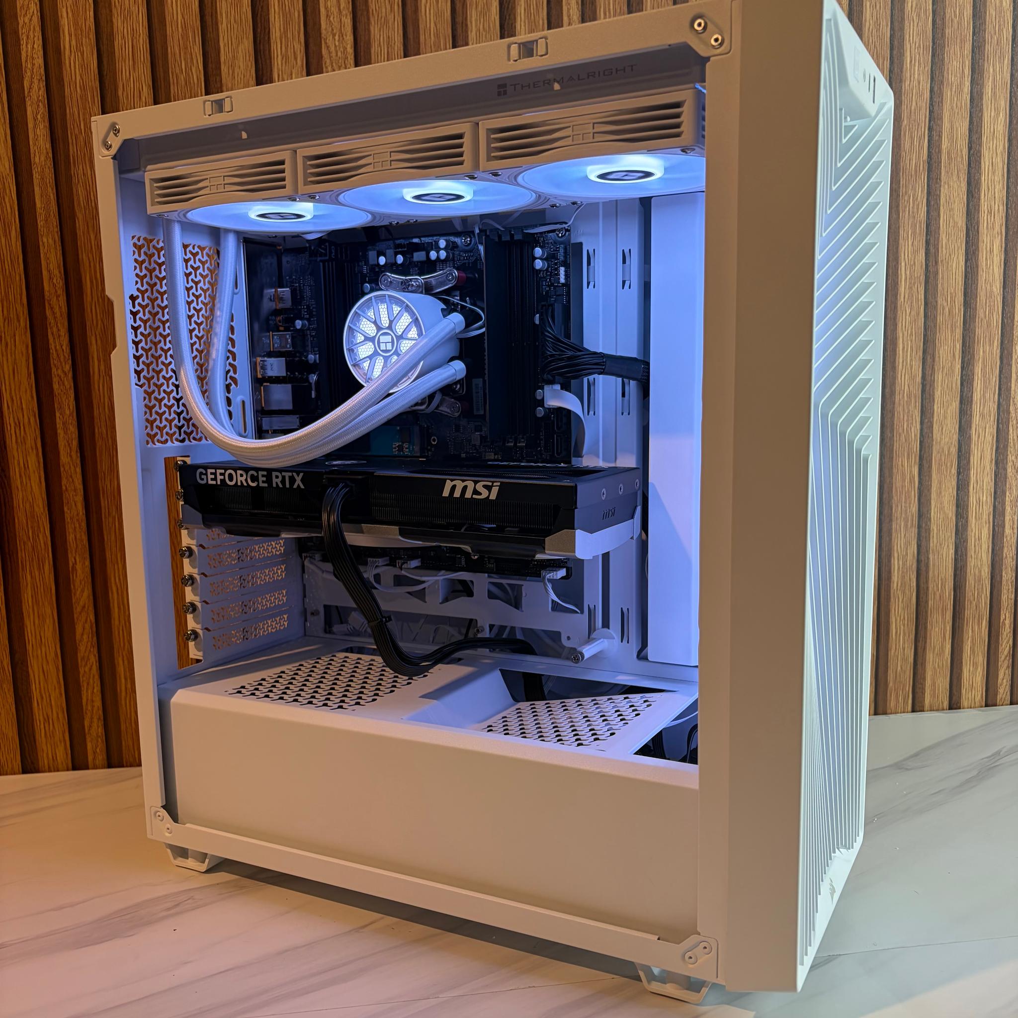 RTX 5070 |  RYZEN 7 7800X3D | 16GB DDR5 | 750w PSU | 2TB NVME | 360MM AIO