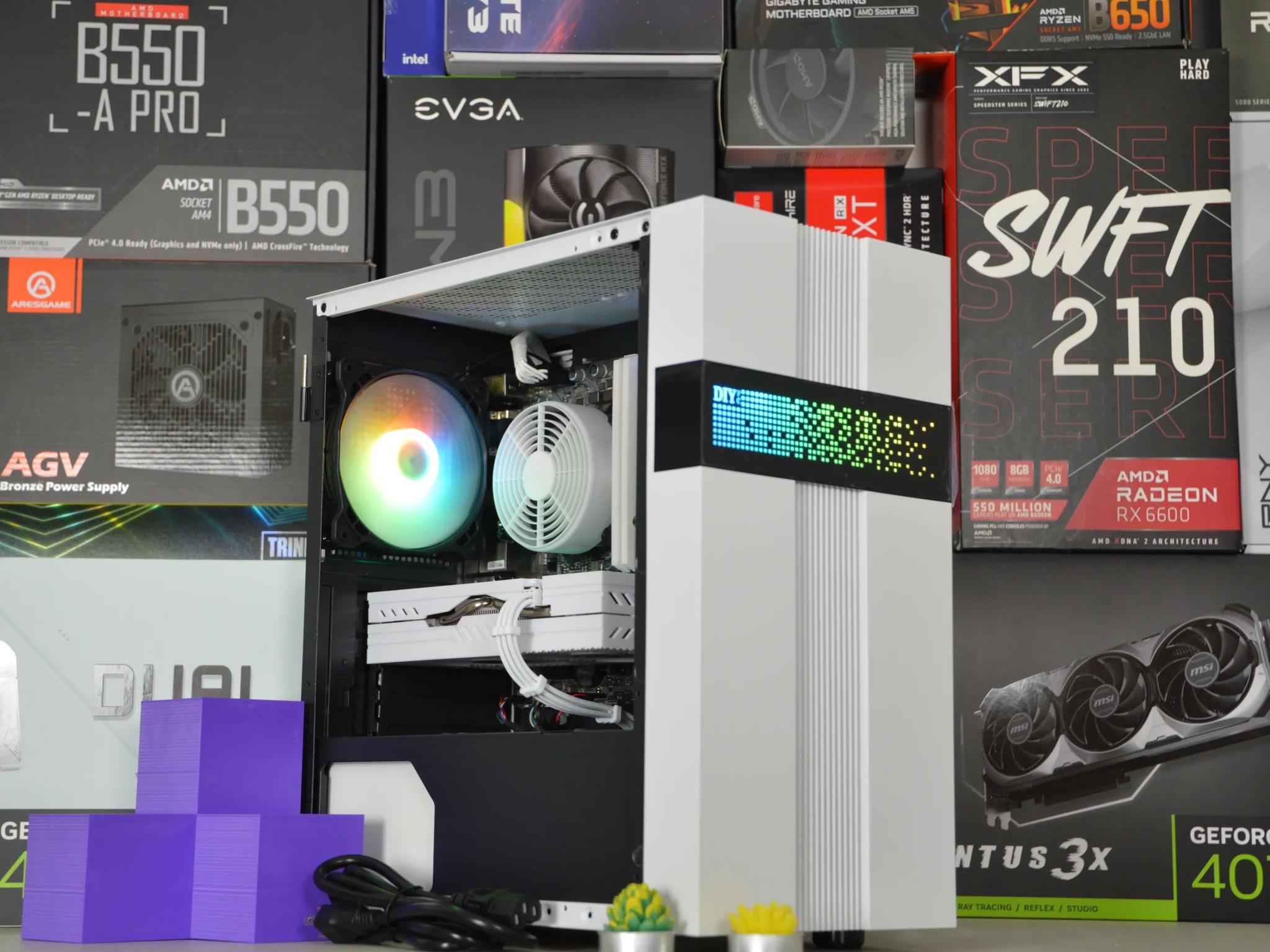⚫🌨️| RX 580 8GB | INTEL i5 8400 | 16GB DDR4 RAM | 512GB SATA SSD | Midnight Blizzard |