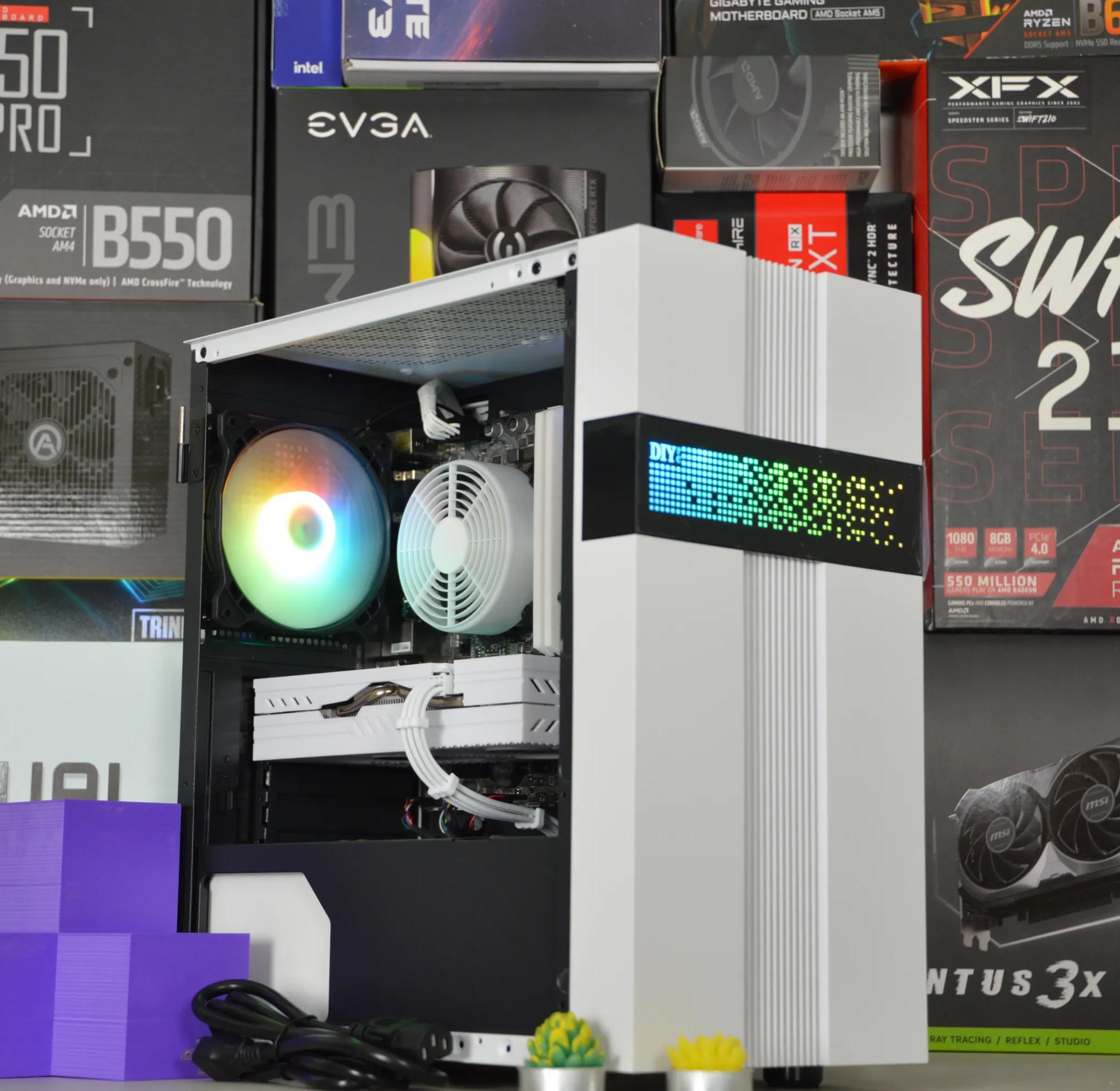 ⚫🌨️| RX 580 8GB | INTEL i5 8400 | 16GB DDR4 RAM | 512GB SATA SSD | Midnight Blizzard |