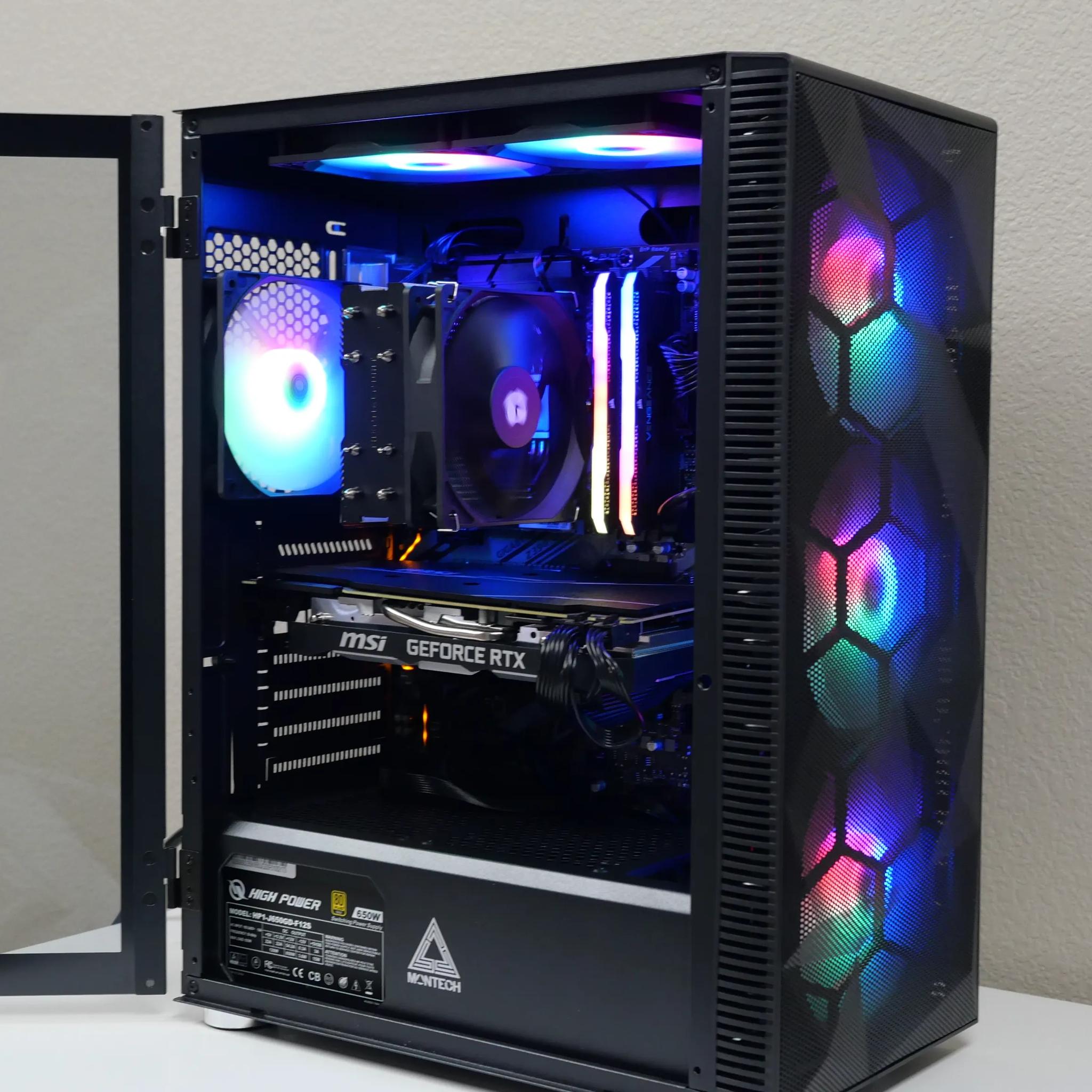 Intel i7-9700k - MSI GeForce RTX 2070 Super - Corsair Vengeance 32GB 3600MHz - 1TB NVMe SSD