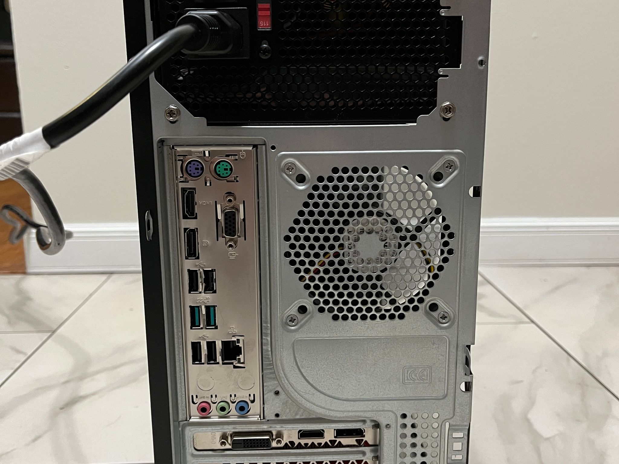 NVIDIA RTX 2060 SUPER, Intel i3-12100, 16GB RAM, 500GB SSD - Sleeper Office Gaming PC w/ Wi-Fi & BT