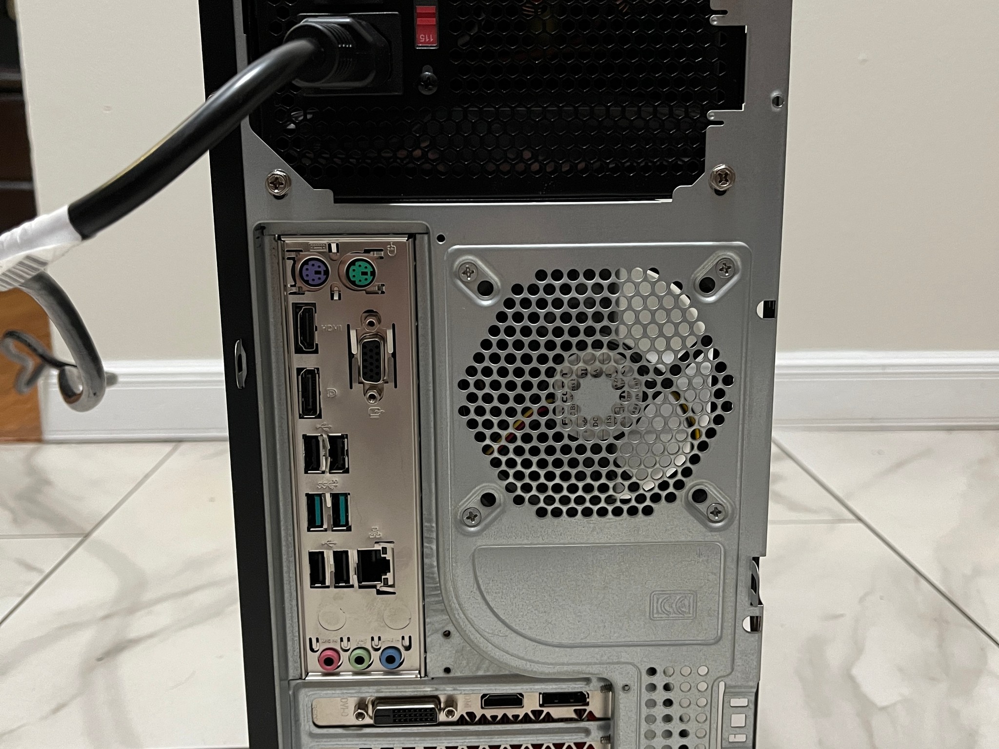 NVIDIA RTX 2060 SUPER, Intel i3-12100, 16GB RAM, 500GB SSD - Sleeper Office Gaming PC w/ Wi-Fi & BT