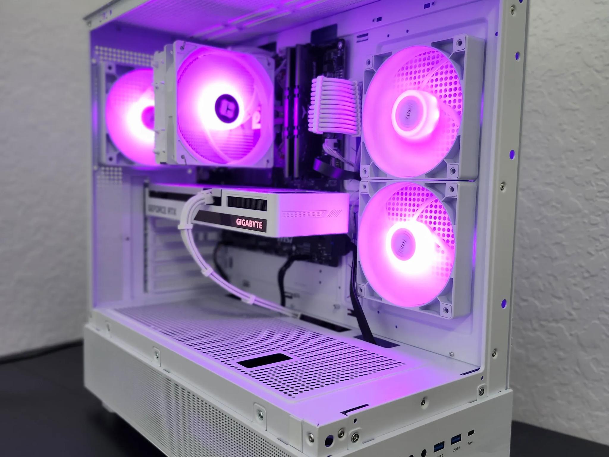 ❄️ Arctic White Gaming PC ❄️ Ryzen 5 5600G + RTX 3060 Vision 12GB | 16GB DDR4 | 1TB NVMe