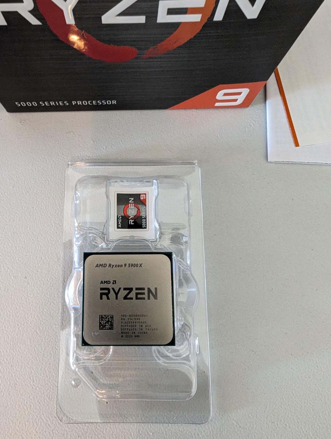 AMD Ryzen 9 5900X CPU - 12 Core/24 Thread