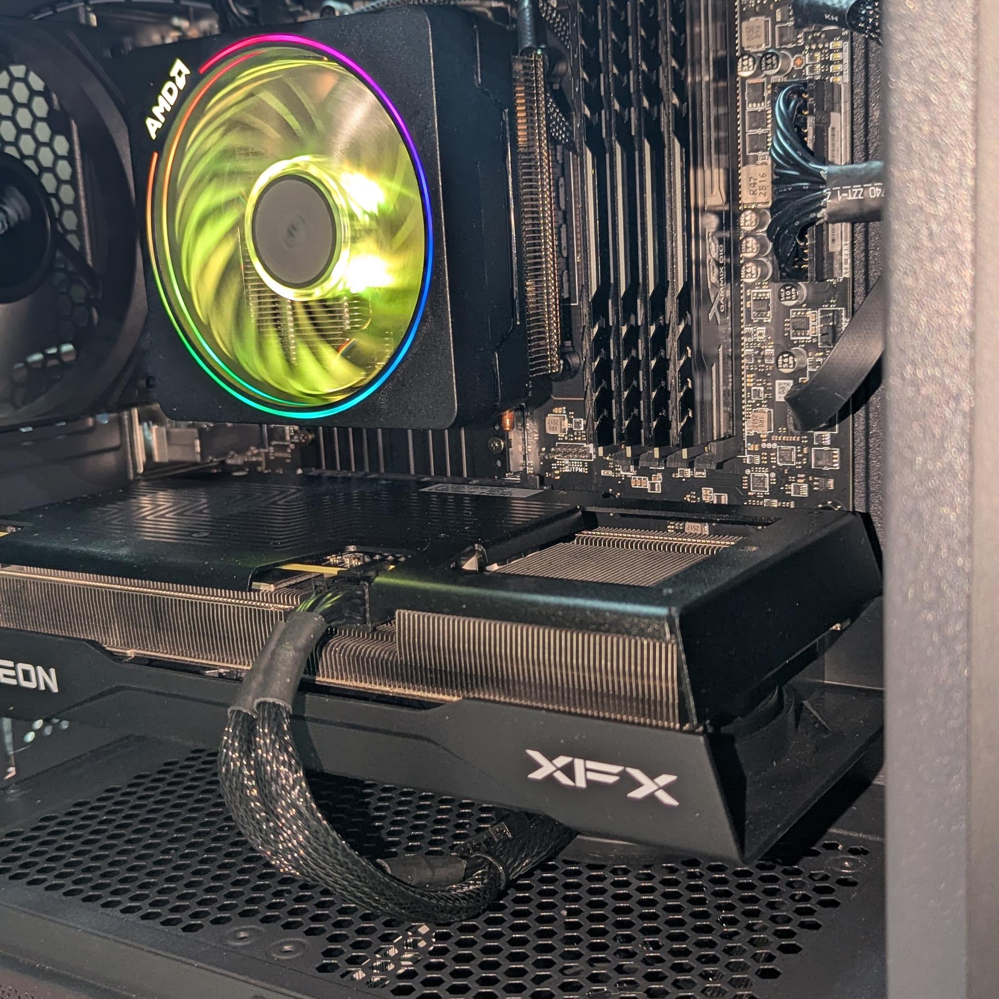 Gaming PC|AMD Ryzen 5 5600|AMD Radeon RX 9060 XT|32 GB DDR4 3200|1 TB NVME SSD|Windows 11 Home
