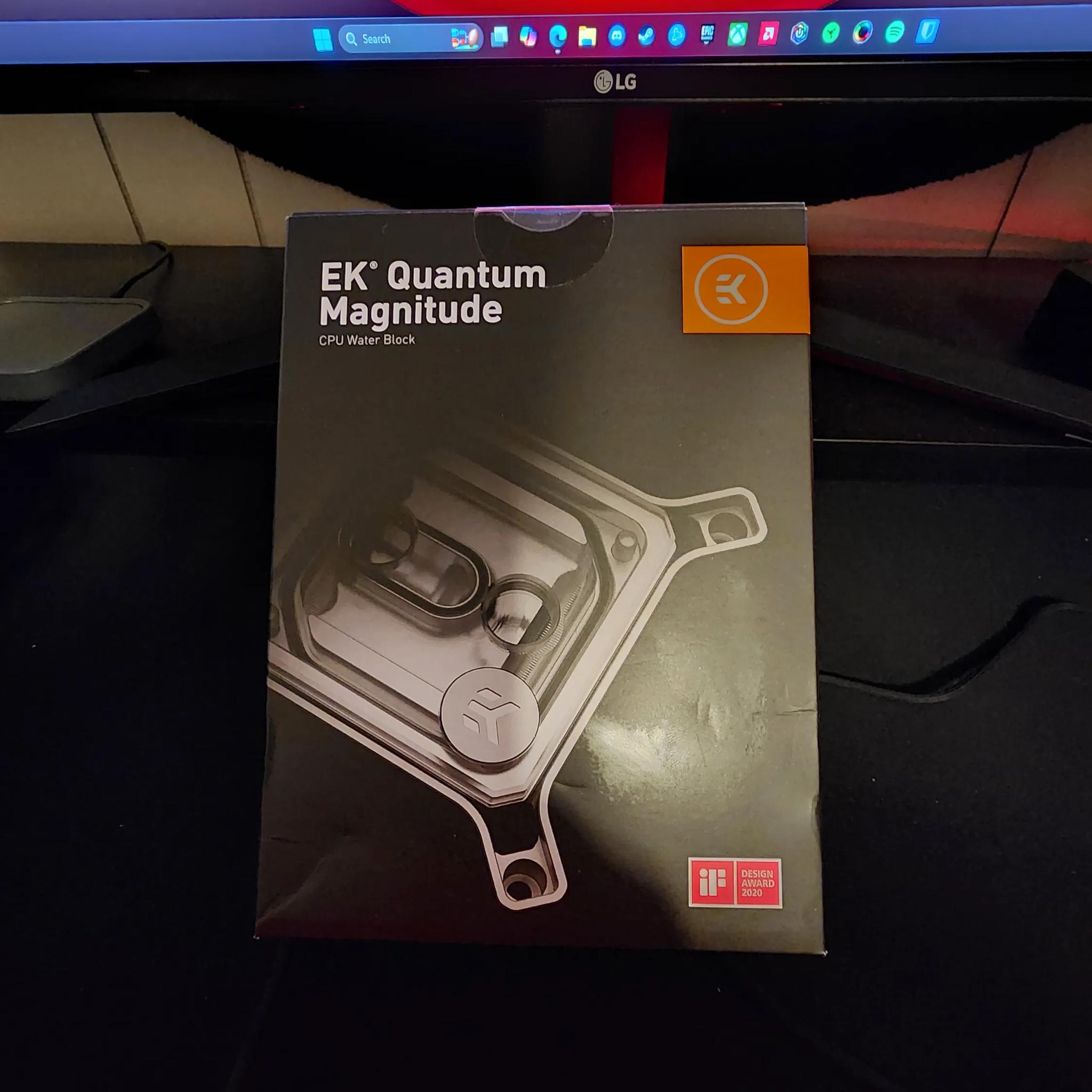 Sealed EK Quantum Magnitude Water Block (LGA1700 intel processors)