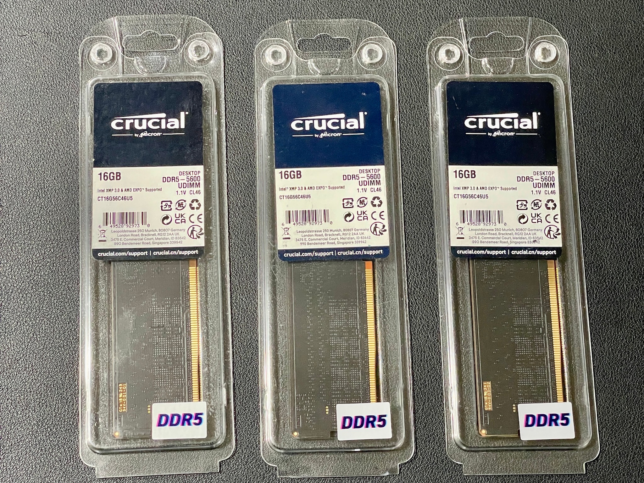 Crucial CT16G56C46U5 16GB DDR5-5600 CL46