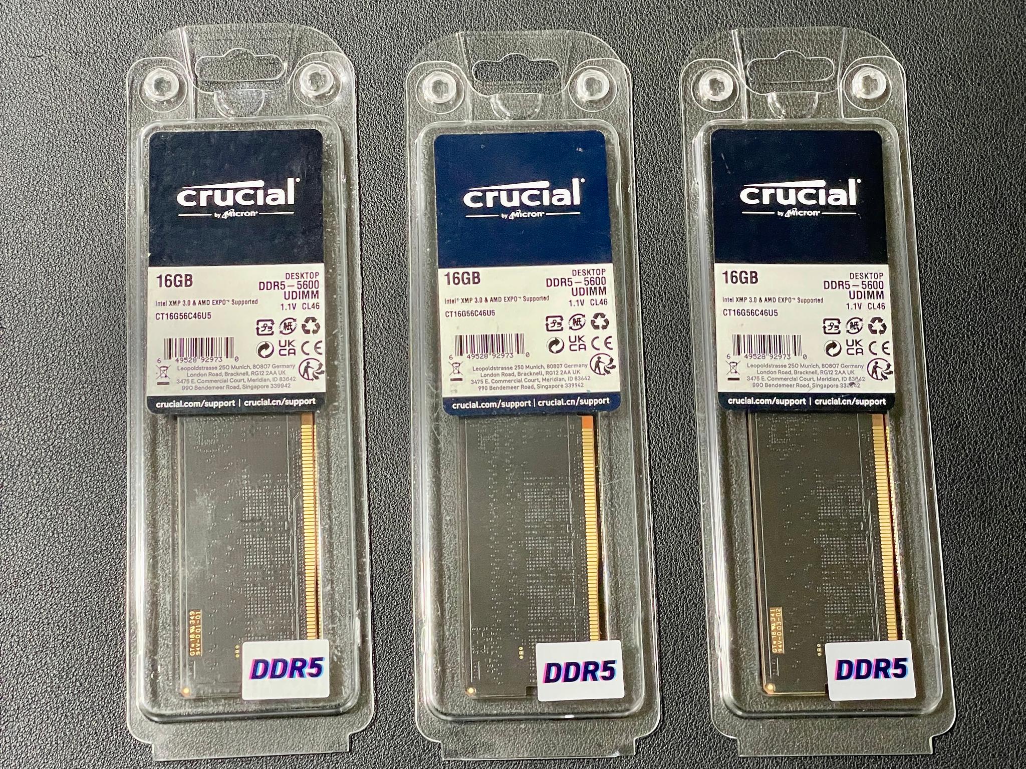 Crucial CT16G56C46U5 16GB DDR5-5600 CL46
