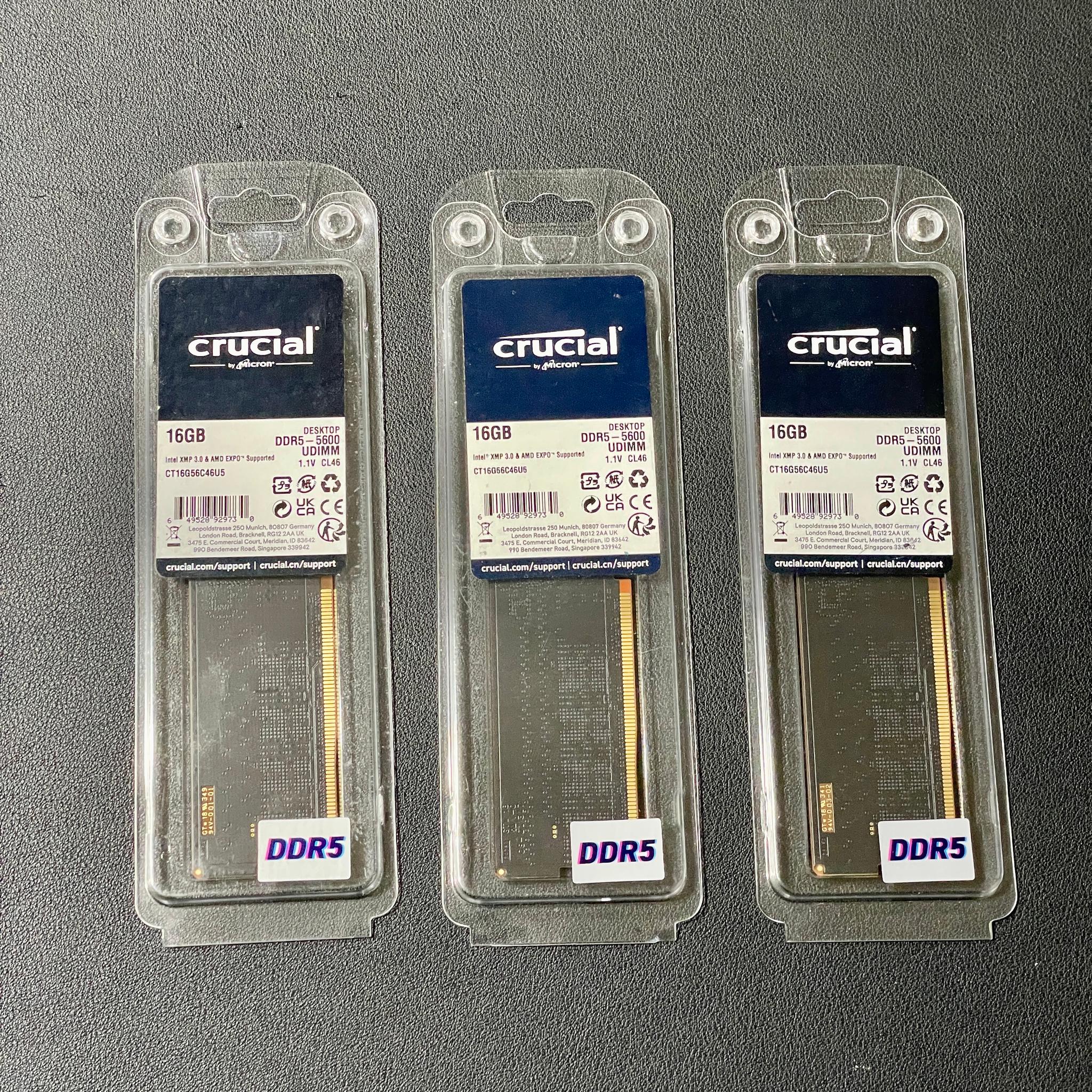 Crucial CT16G56C46U5 16GB DDR5-5600 CL46
