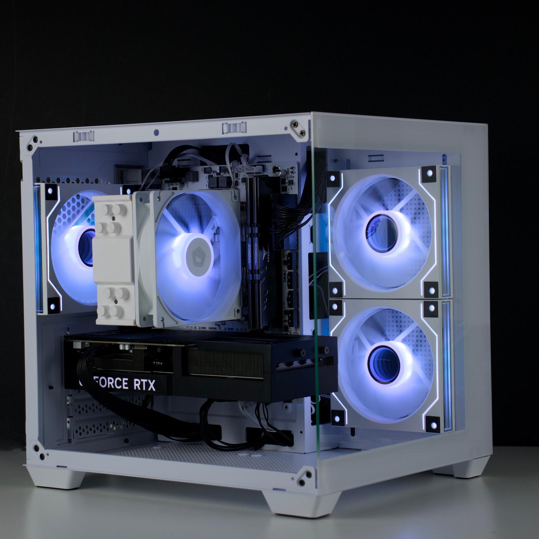 🧊❄️🧊 White Gaming PC – RTX 5060 TI, Ryzen 7 5700X, 32GB RAM, 1TB SSD - WiFi, BlueTooth 🧊❄️🧊