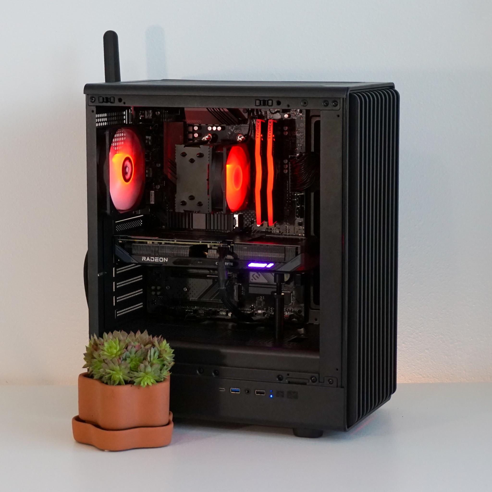 JOY - Ryzen 7 5800X / RX 9060 XT 8GB / 32GB RAM DDR4-3600 / 1TB NVMe SSD – Gaming PC