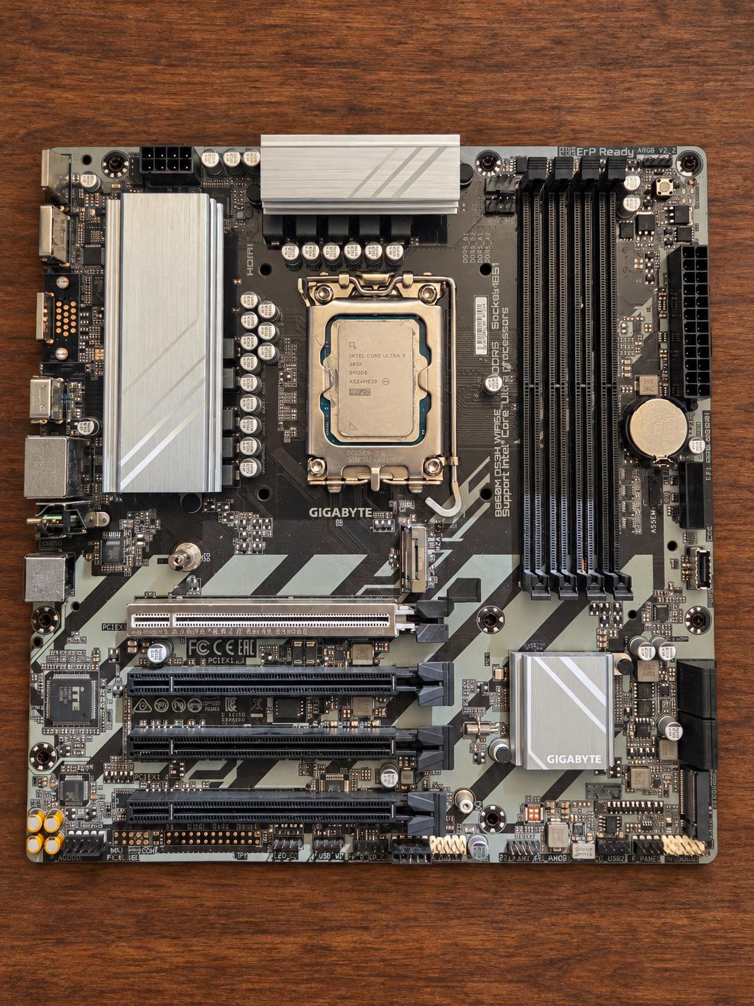 Intel Core Ultra 9 285K + Gigabyte B860M DS3H WIFI CPU & Motherboard Combo