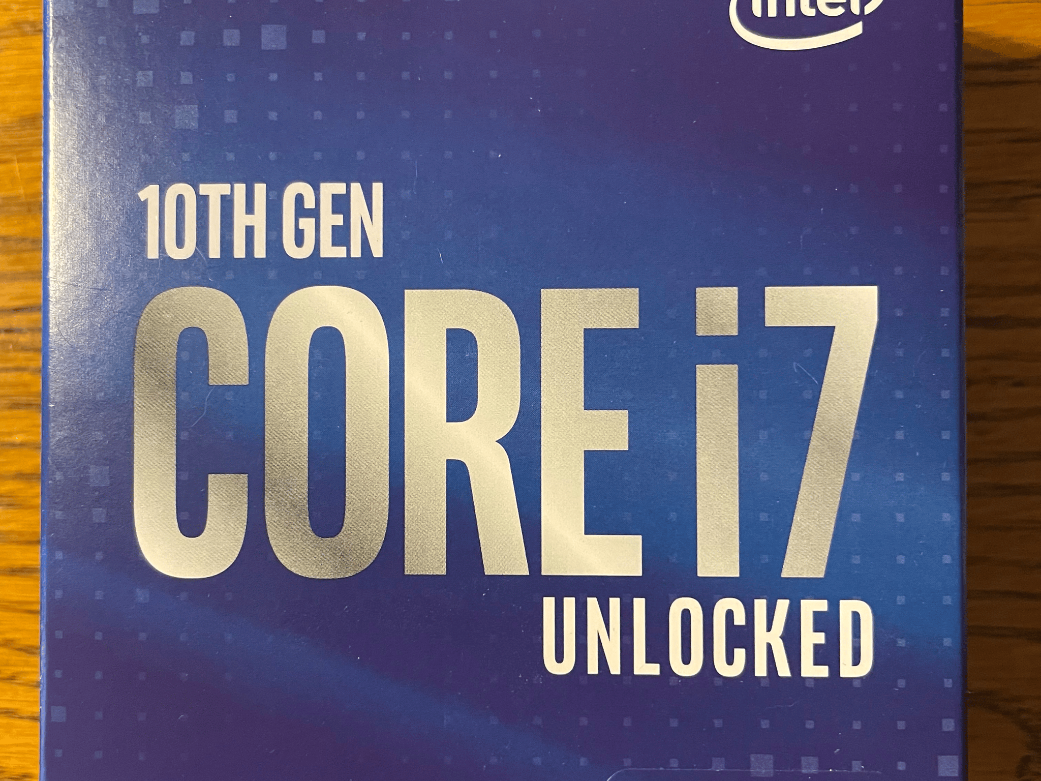 New Intel i7 10700k