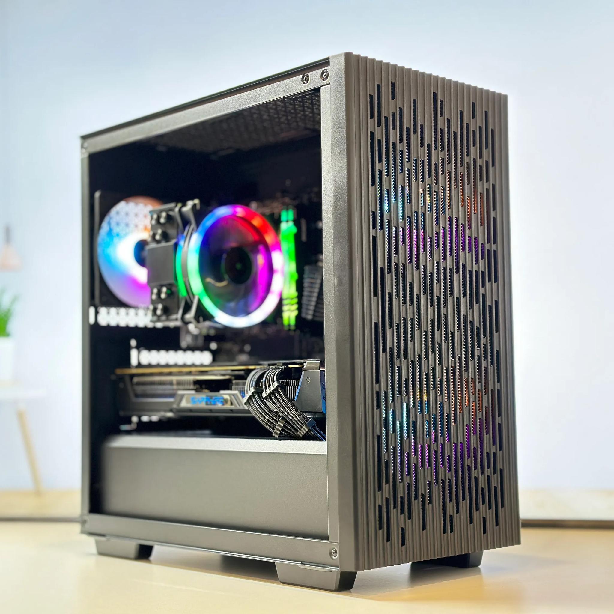 🪁Gaming PC🪁Radeon RX Vega 64 8GB HBM2🪁Ryzen 3500 6core🪁16GB DDR4🪁500GB SSD NVME