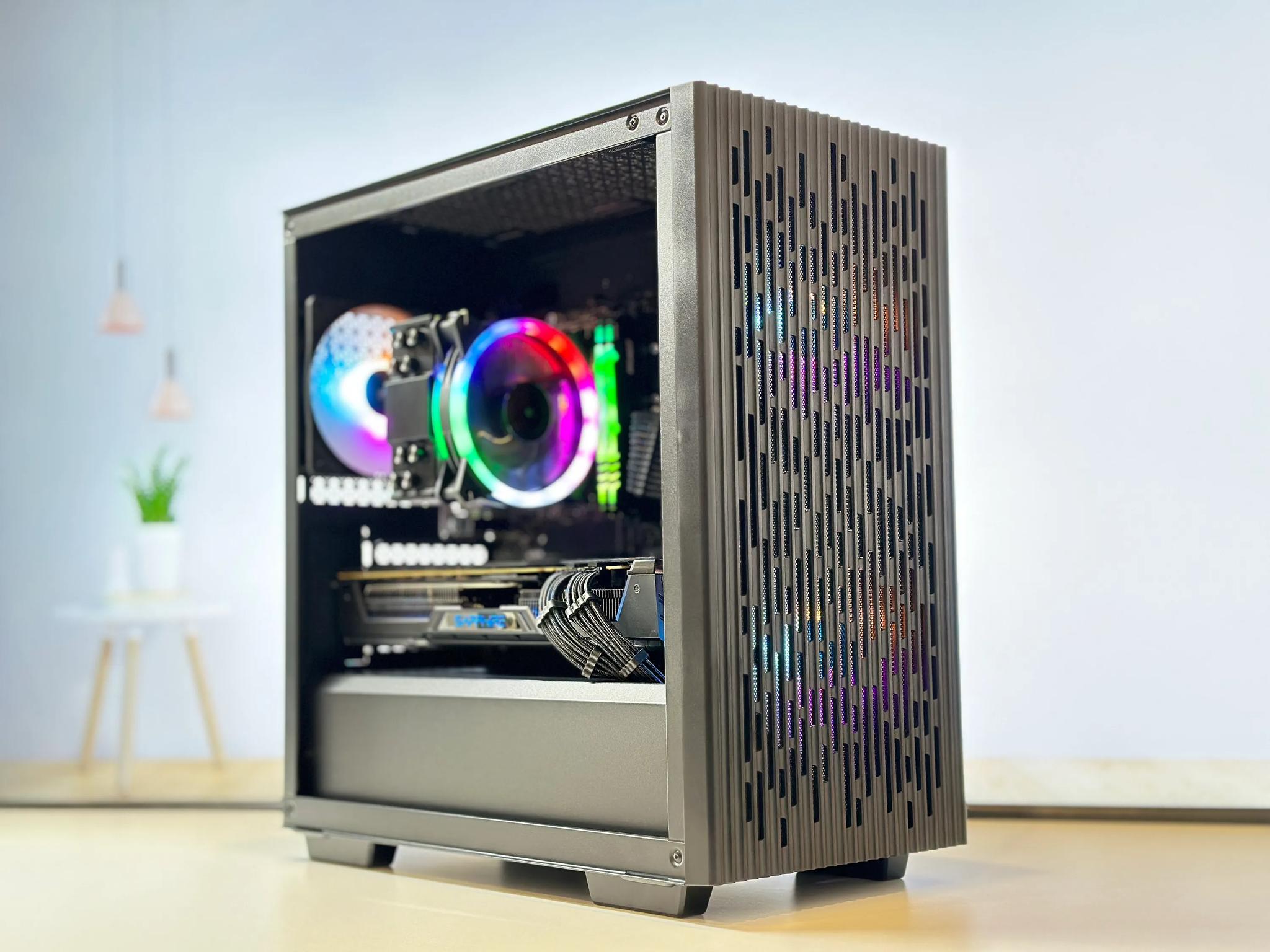 🪁Gaming PC🪁Radeon RX Vega 64 8GB HBM2🪁Ryzen 3500 6core🪁16GB DDR4🪁500GB SSD NVME