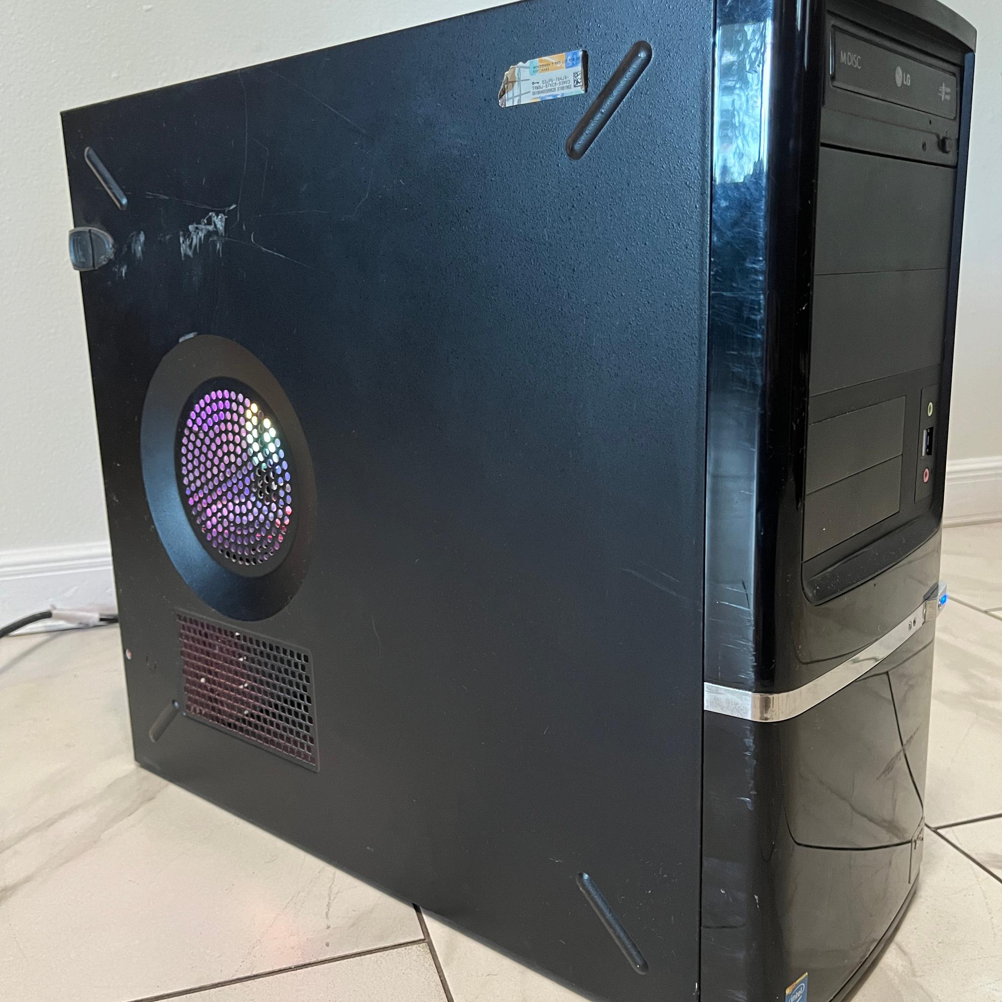 NVIDIA RTX 3070 Ti, Intel Core i7-10700, 16GB RAM, 1TB SSD -High FPS Sleeper Gaming PC w/ Wi-Fi & BT