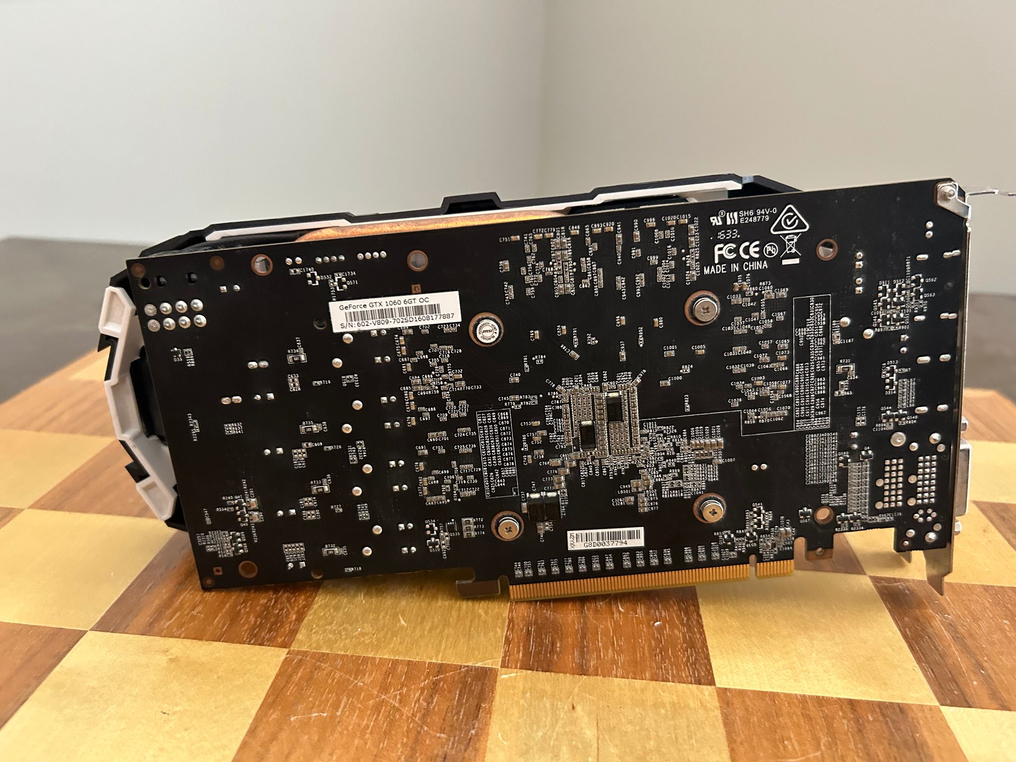 MSI GTX 1060 6GB Graphics Card