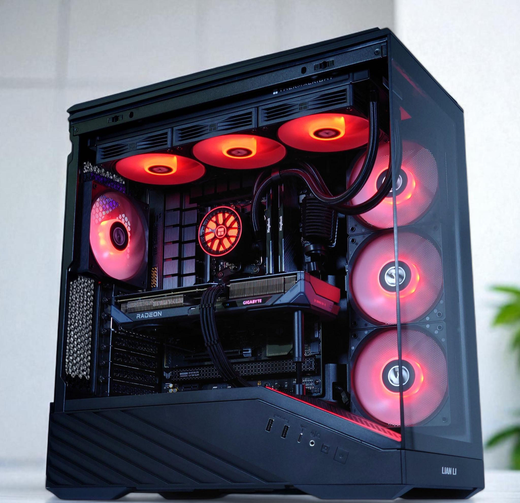 🖤Darkstar◼️Liquid Cooled Gaming PC◼️AMD RX 9070 16GB◼️AMD Ryzen 7 7700◼️32GB DDR5◼️1TB NVME