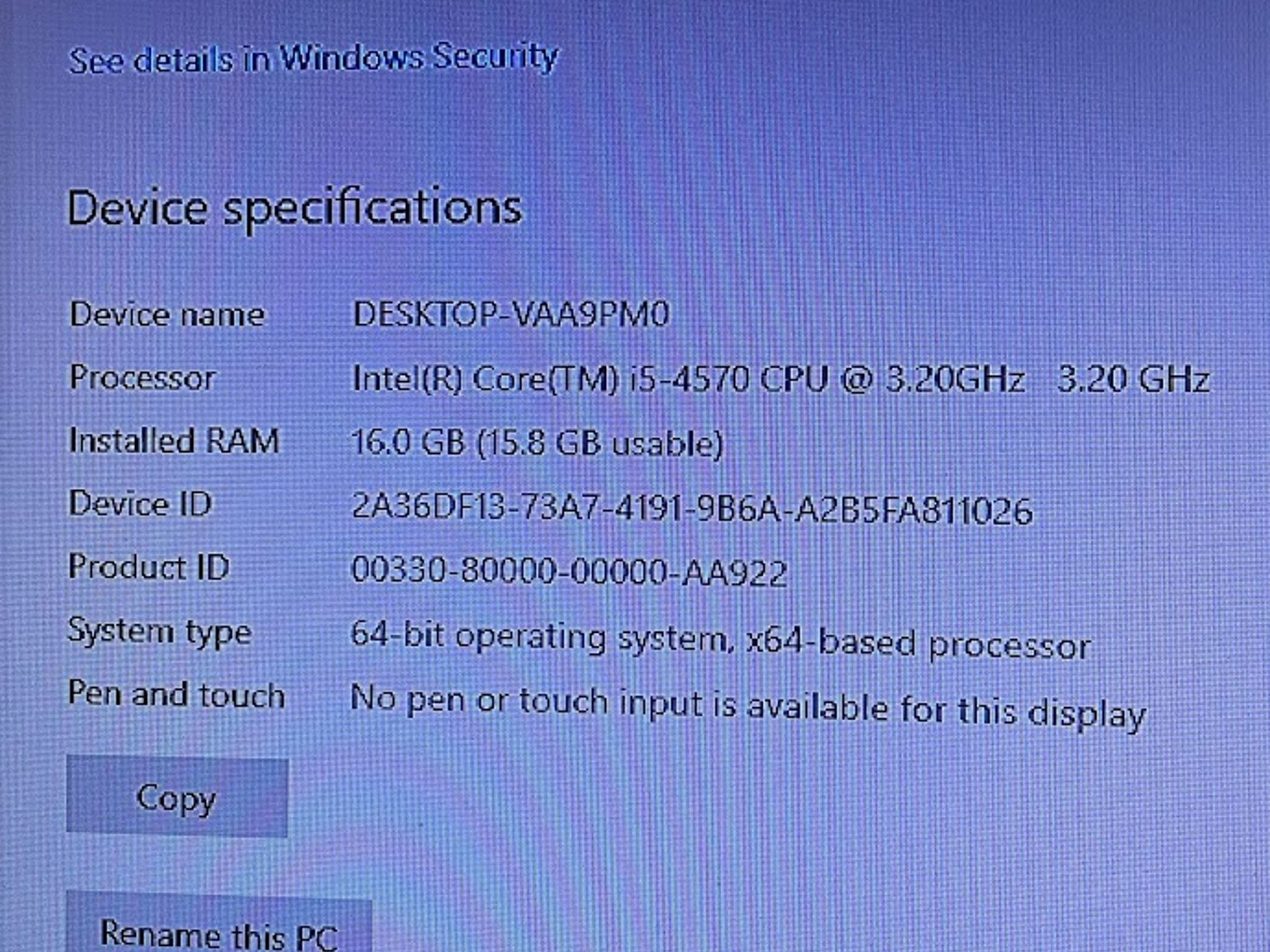 POWER Gaming Desktop PC Intel i5 Quad 16 GB SSD RX 470 4GB HDMI WIN 10 PRO
