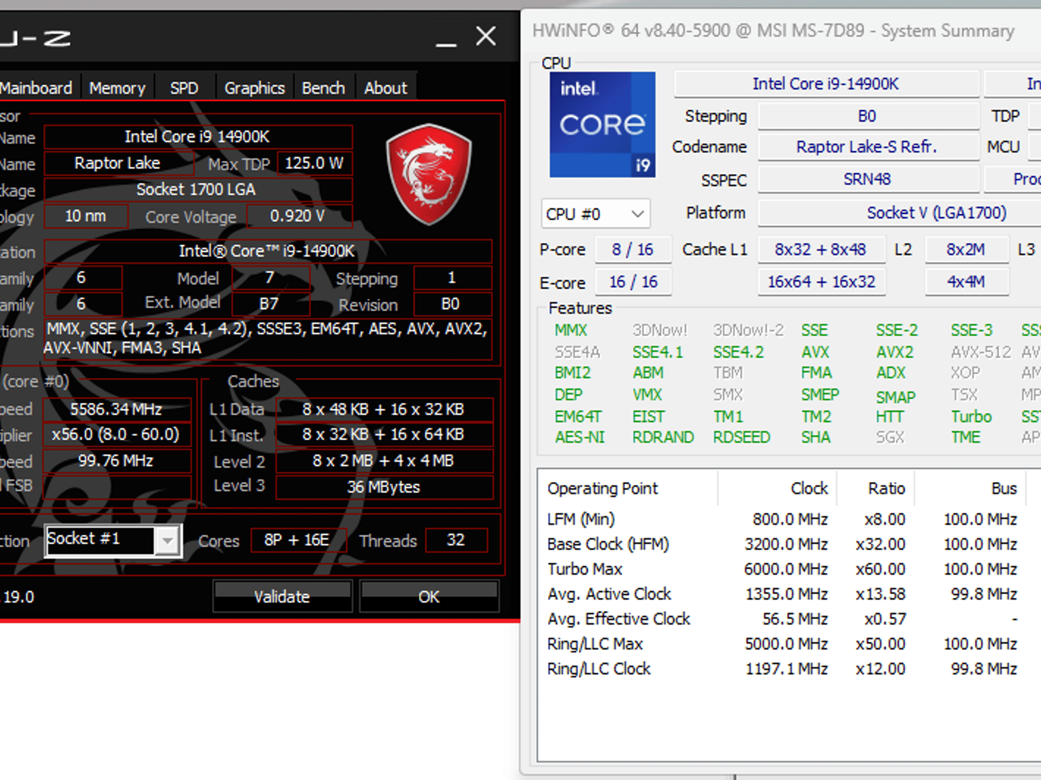 Intel Core i9-14900K 14th Gen Desktop Processor (CPU)