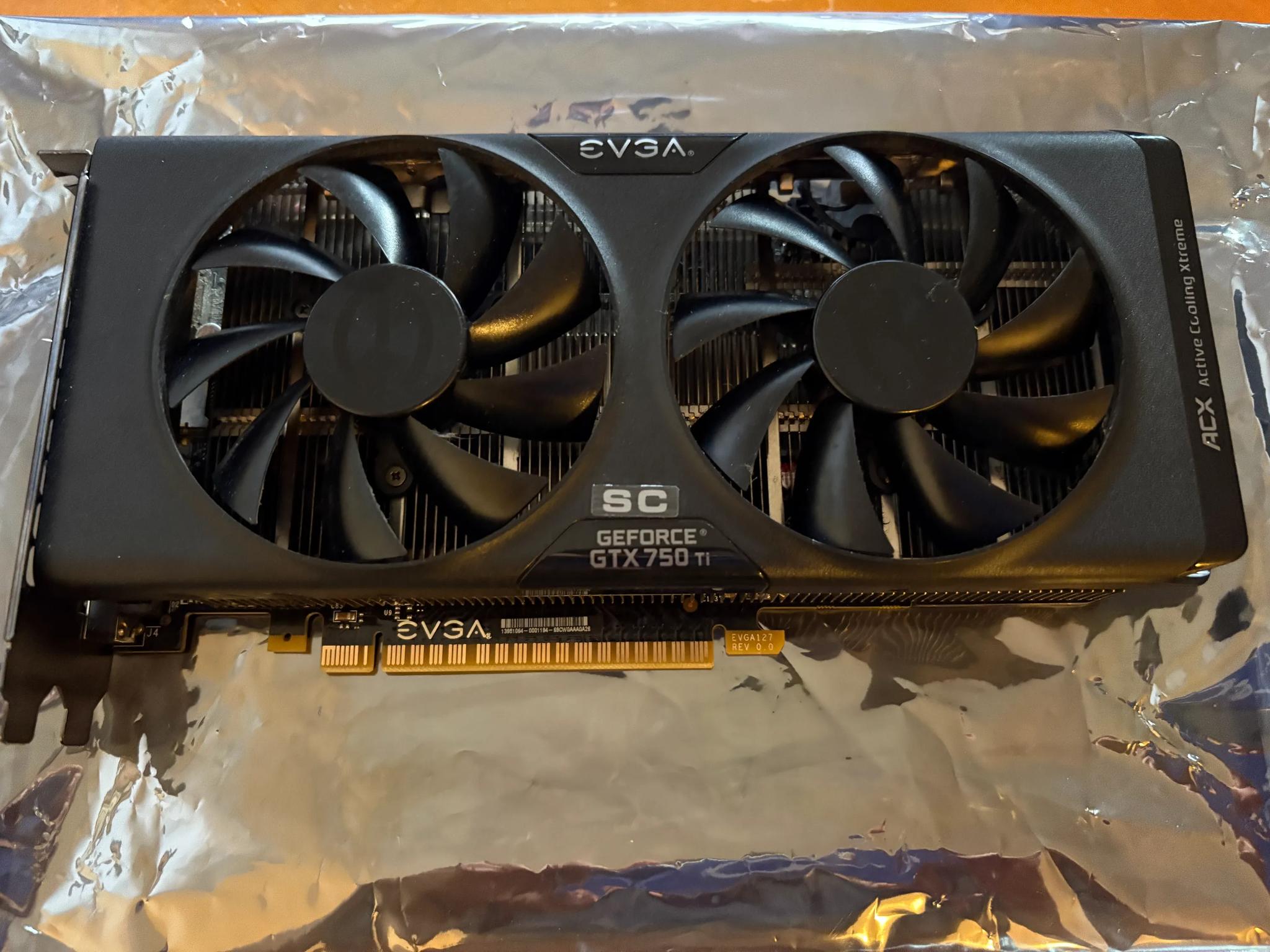 EVGA GeForce GTX 750 Ti SC