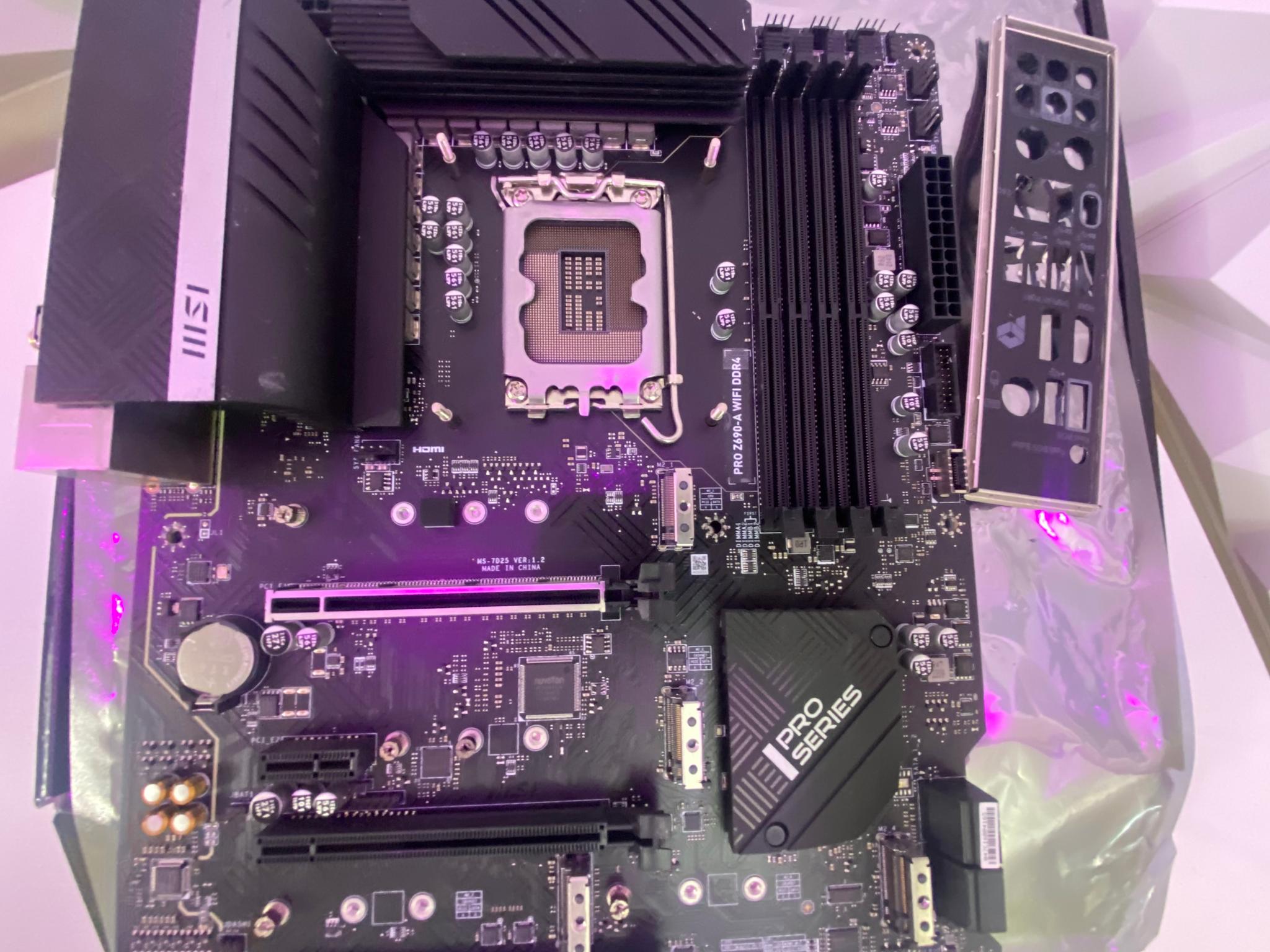 MSI PRO B760M-A WiFi DDR4 ProSeries Motherboard | LGA 1700 | READ DESCRIPTION