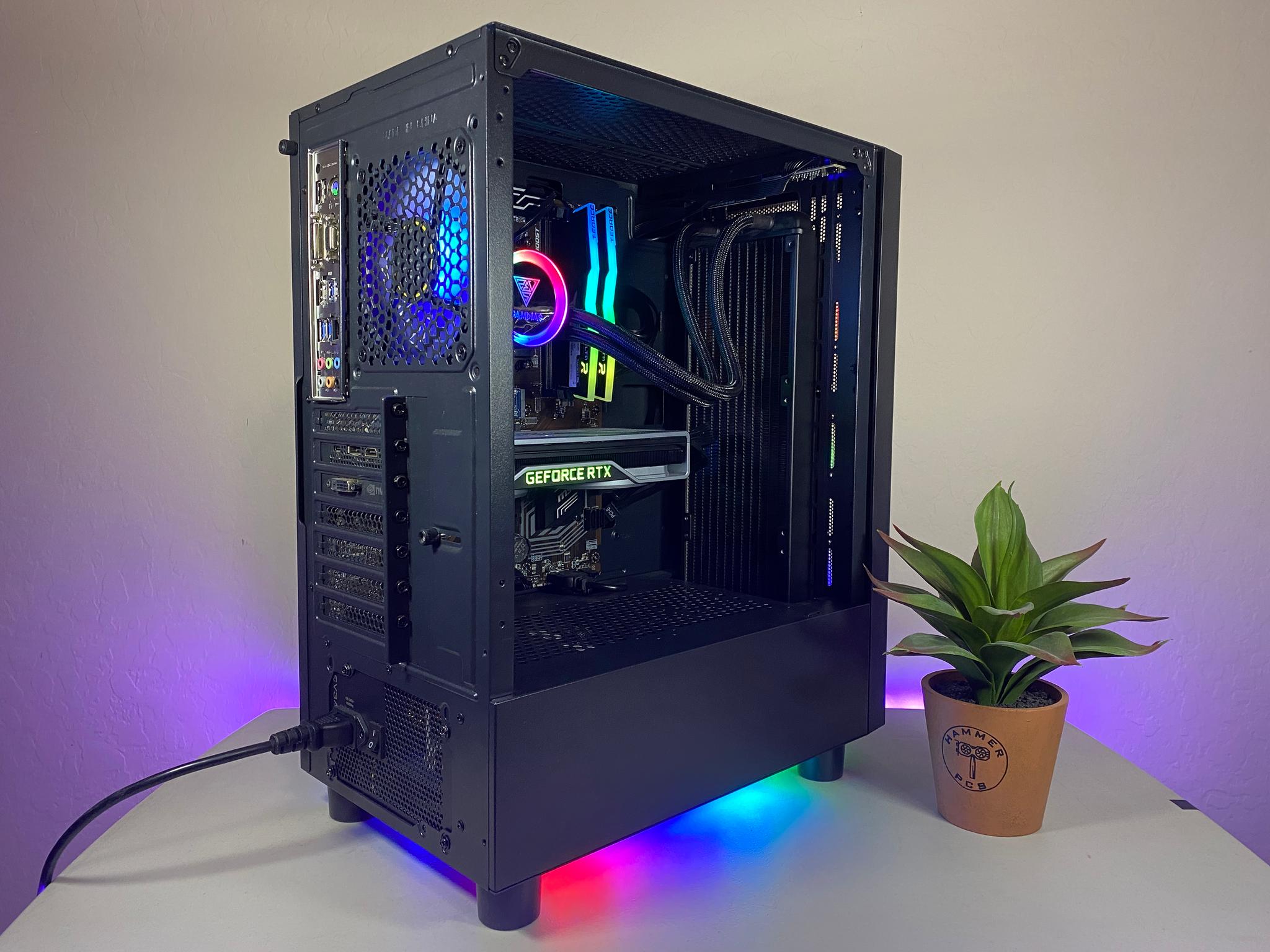 Custom Built High End 32GB RAM RYZEN 5 NVIDIA 2070 Water Cooled Gaming PC Computer