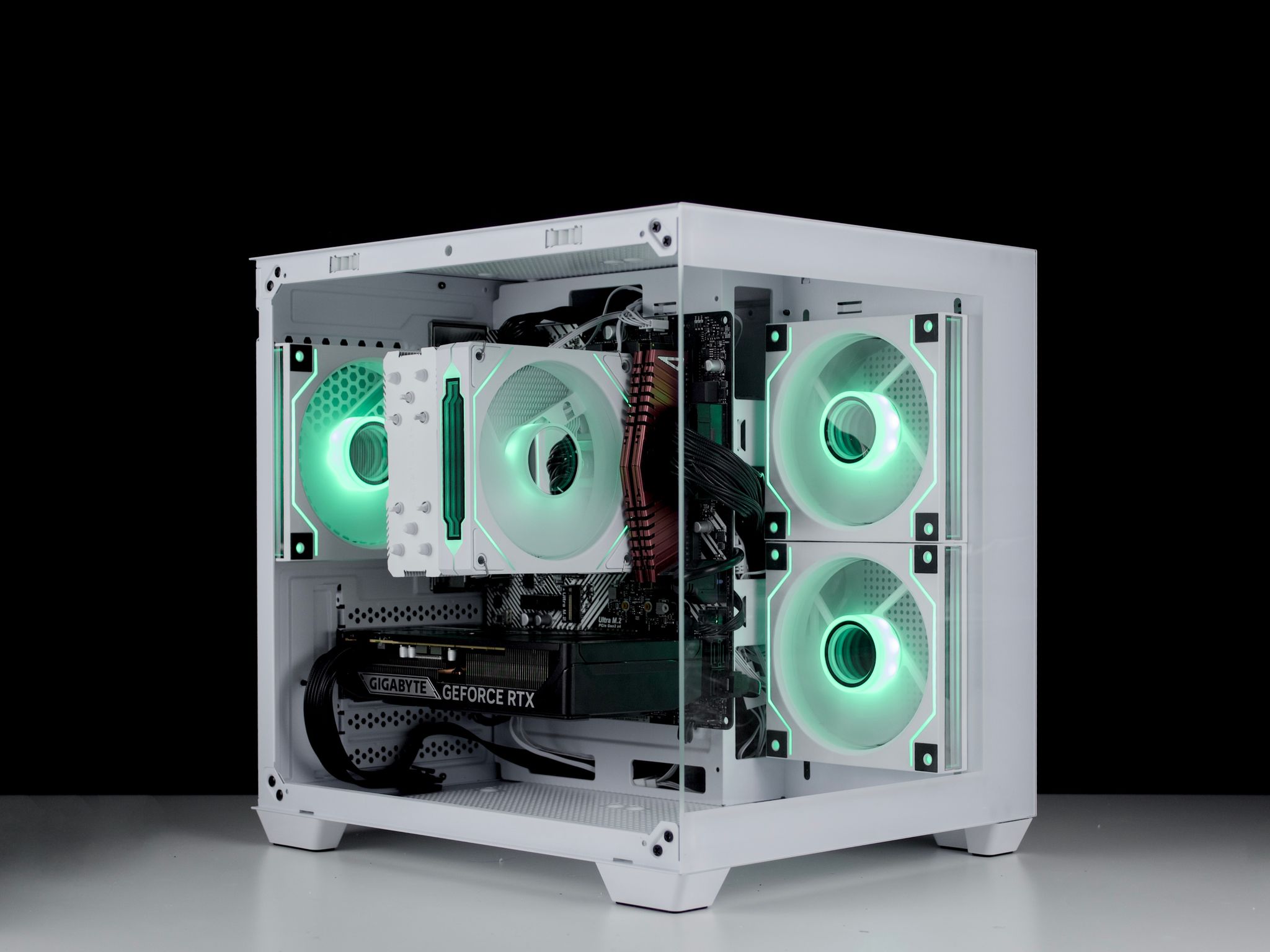 🧊❄️🧊 White Gaming PC – RTX 5060 , Ryzen 5 5500, 16GB RAM, 1TB SSD - WiFi, BlueTooth 🧊❄️🧊