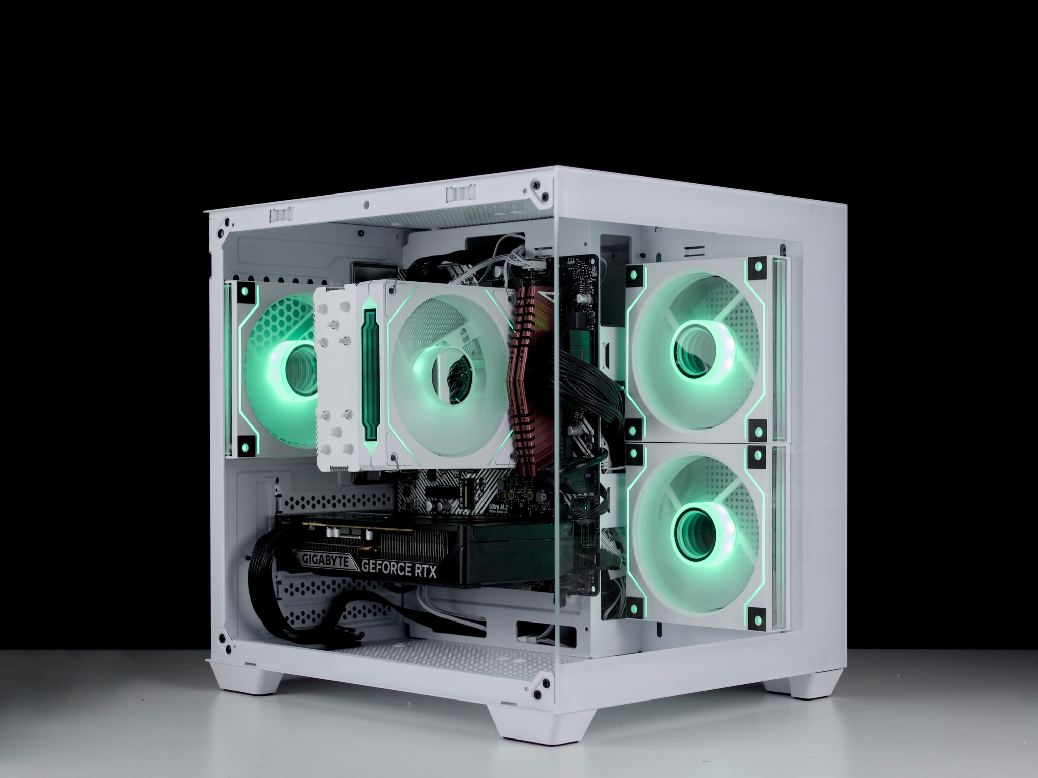 🧊❄️🧊 White Gaming PC – RTX 5060 , Ryzen 5 5500, 16GB RAM, 1TB SSD - WiFi, BlueTooth 🧊❄️🧊