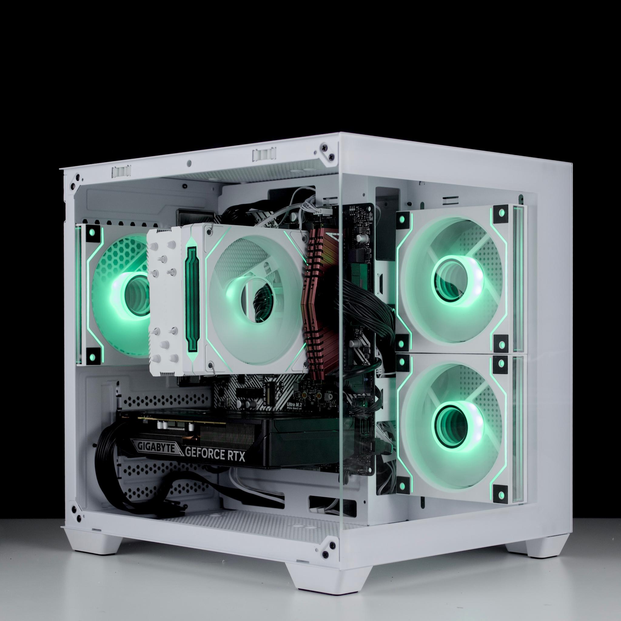 🧊❄️🧊 White Gaming PC – RTX 5060 , Ryzen 5 5500, 16GB RAM, 1TB SSD - WiFi, BlueTooth 🧊❄️🧊