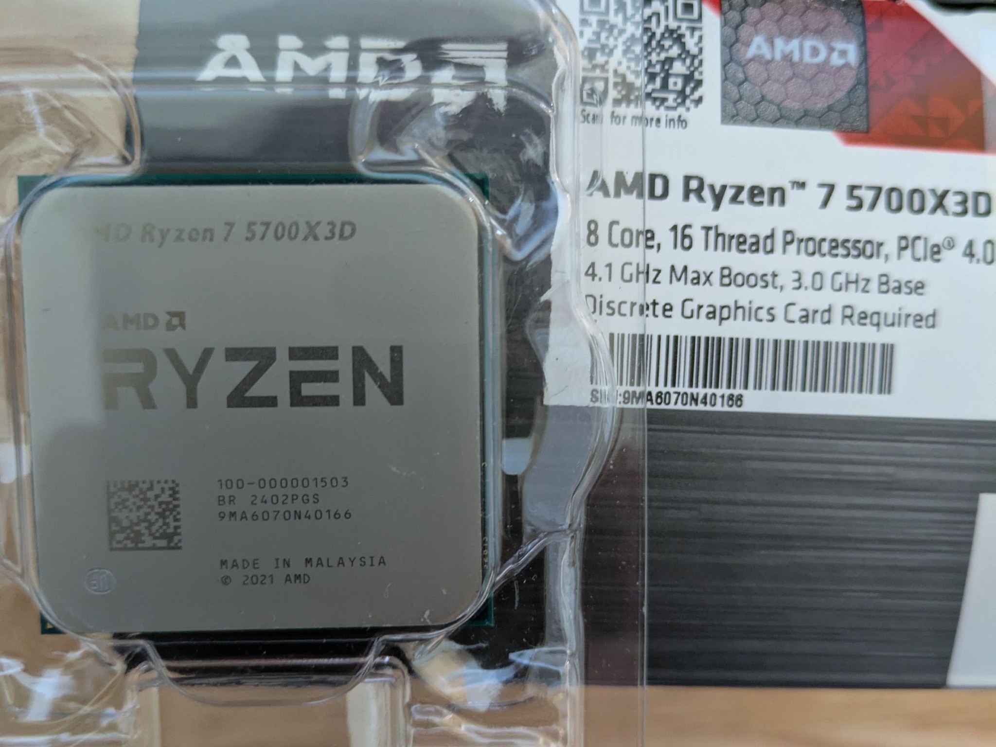 AMD Ryzen 7 5700X3D