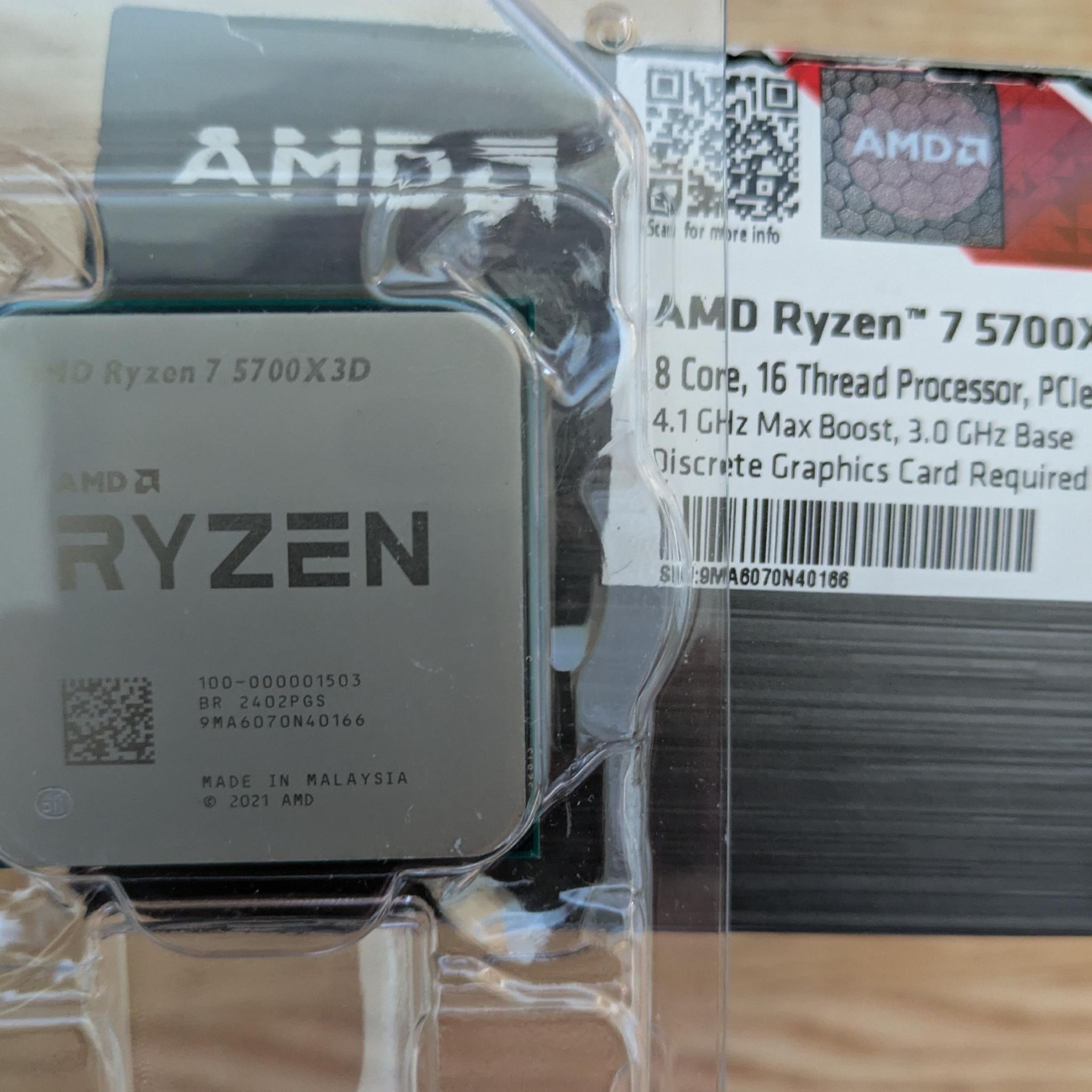 AMD Ryzen 7 5700X3D