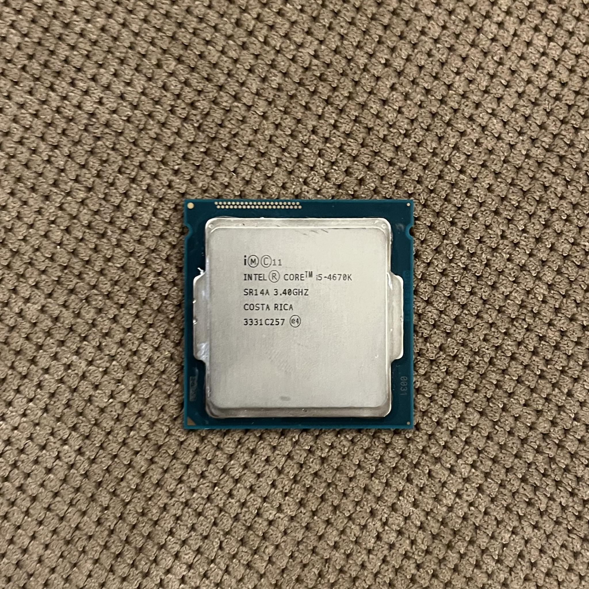 Intel Core i5-4670k (4c/4t) CPU