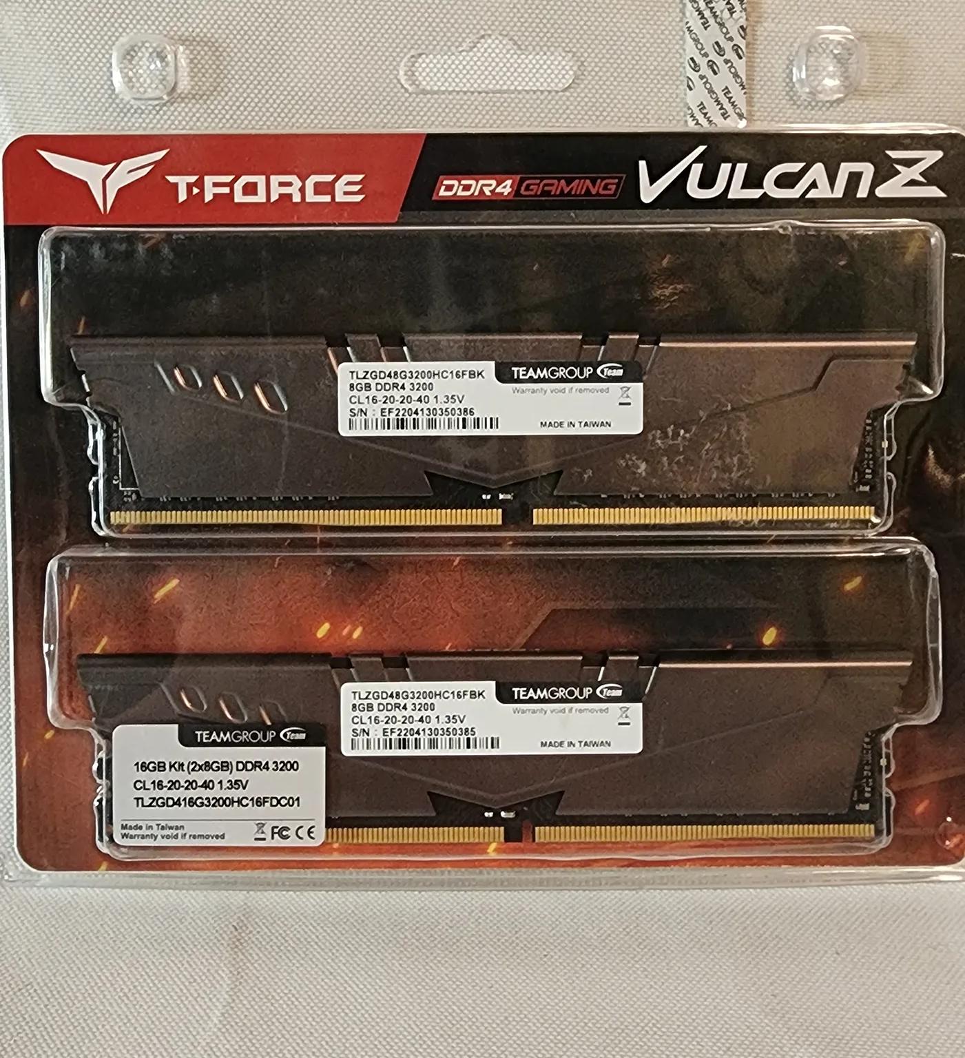T-Force 16GB 3200mx DDR4 Ram