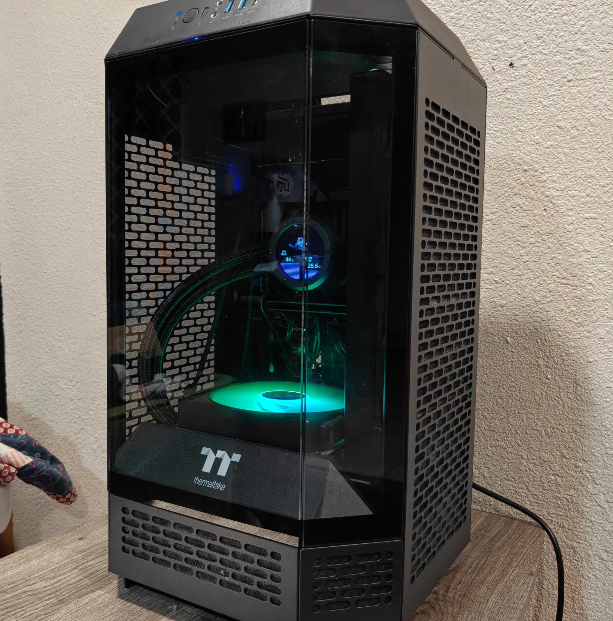 Custom Gaming PC Build SFF Intel Core Ultra 9 285K ASRock Z890I Nova WiFi7 SF750 Platinum